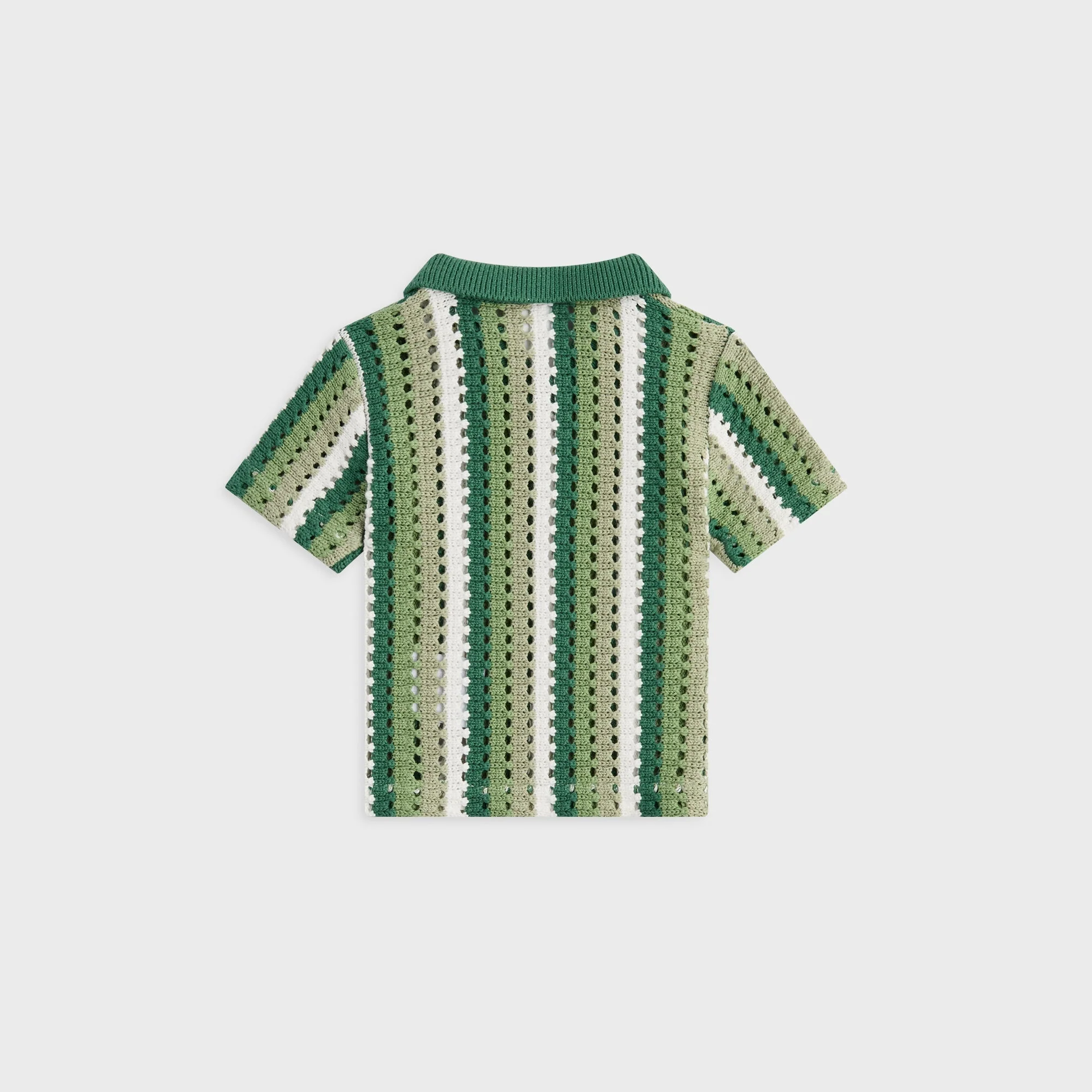 Kith Baby Open Knit Pullover Polo - Sage - PH - Image 3