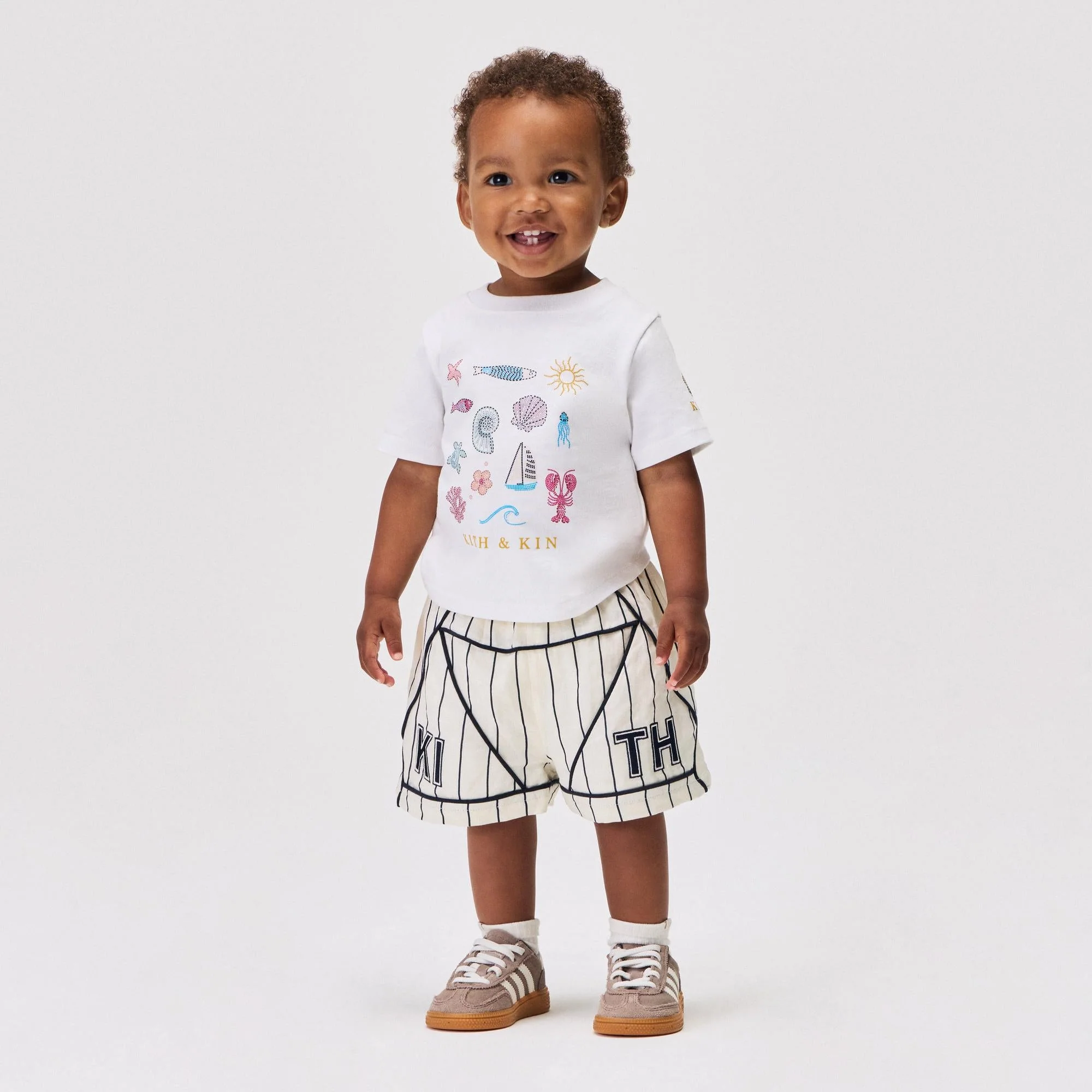 Kith Baby Kith & Kin Beach Tee - White - Image 2