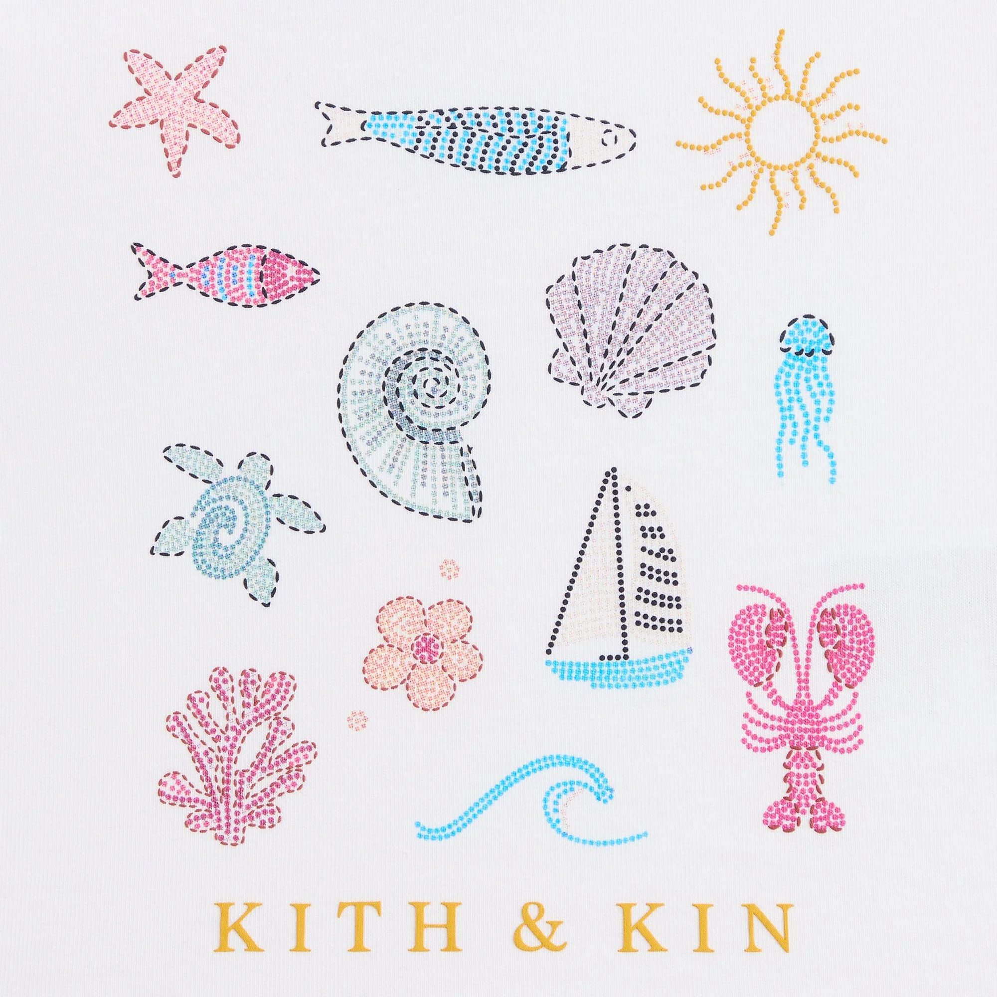 Kith Baby Kith & Kin Beach Tee - White - Image 4