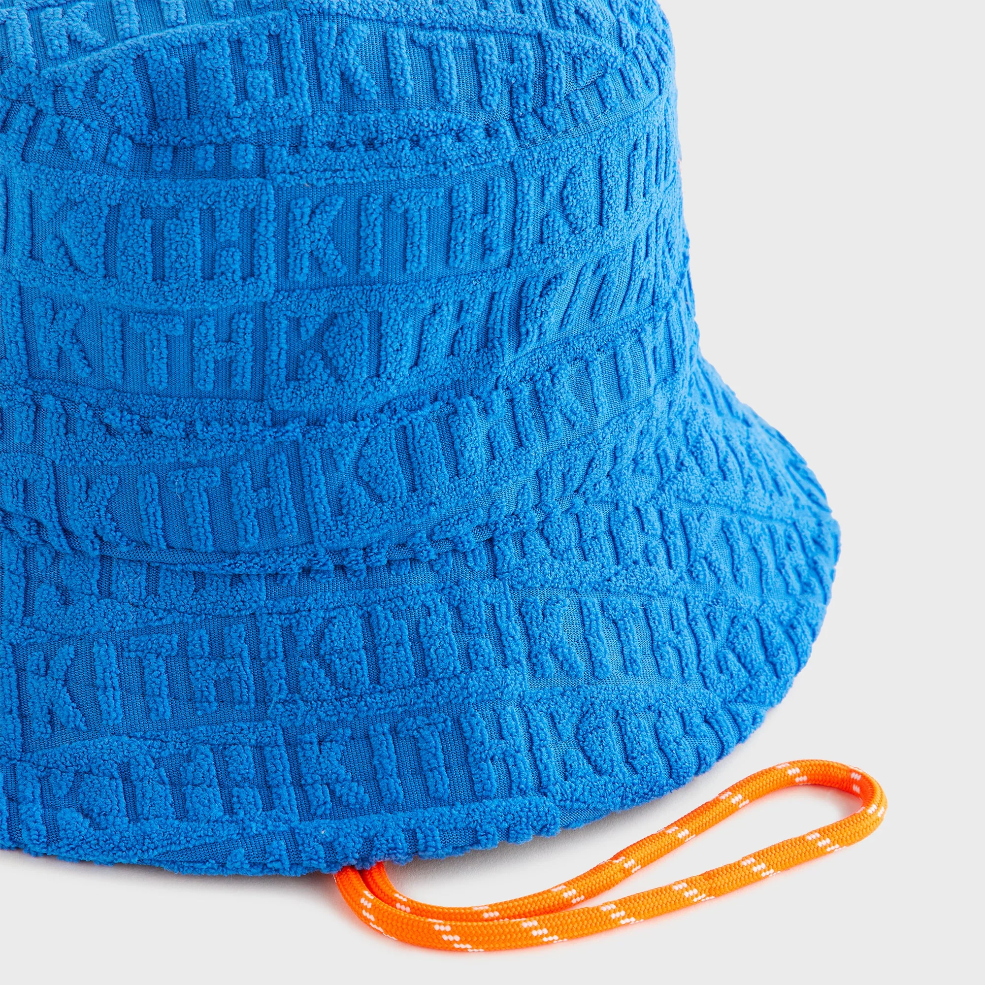 Kith Baby Monogram Towel Terry Bucket Hat - Greek - Image 4