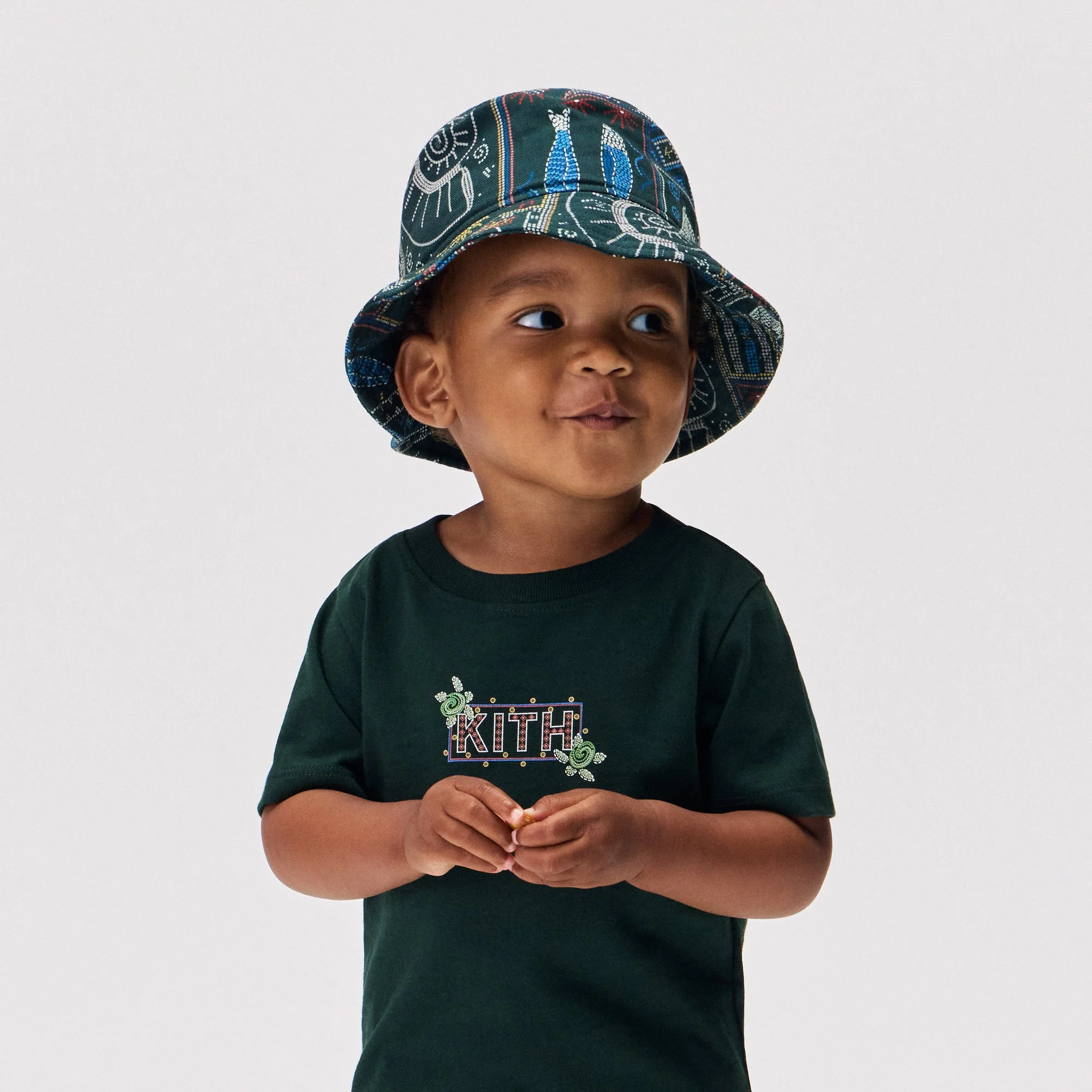 Kith Baby Beach Tile Dawson Bucket Hat - Stadium - Image 2