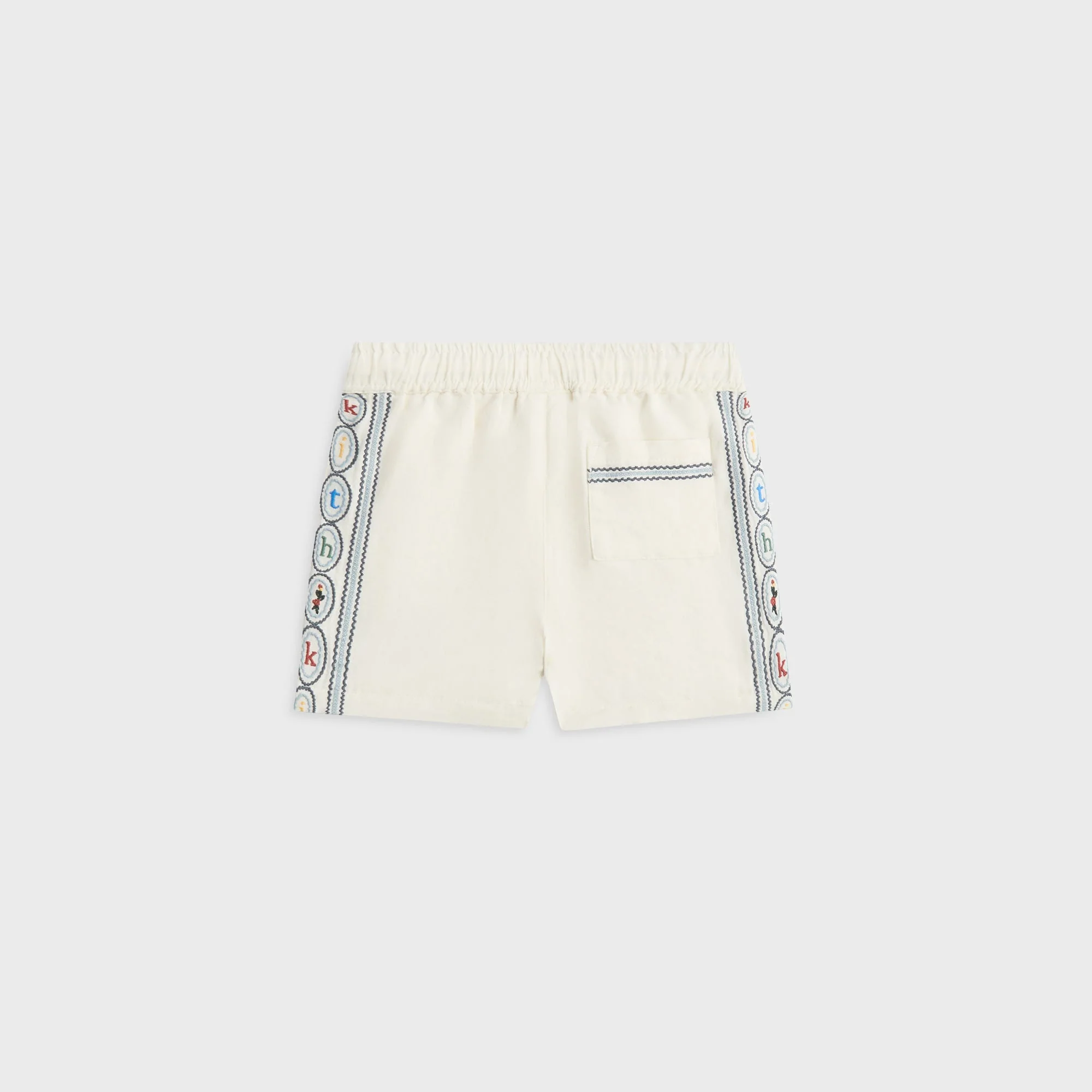 Kith Baby Novelty Embroidered Thompson Short - Silk - Image 3