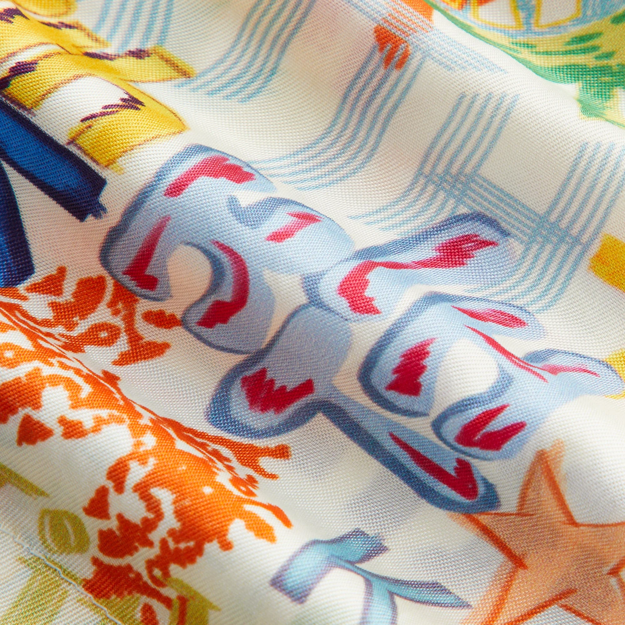 Kith Baby Sketched Monogram Thompson Camp Short - Silk - Image 4