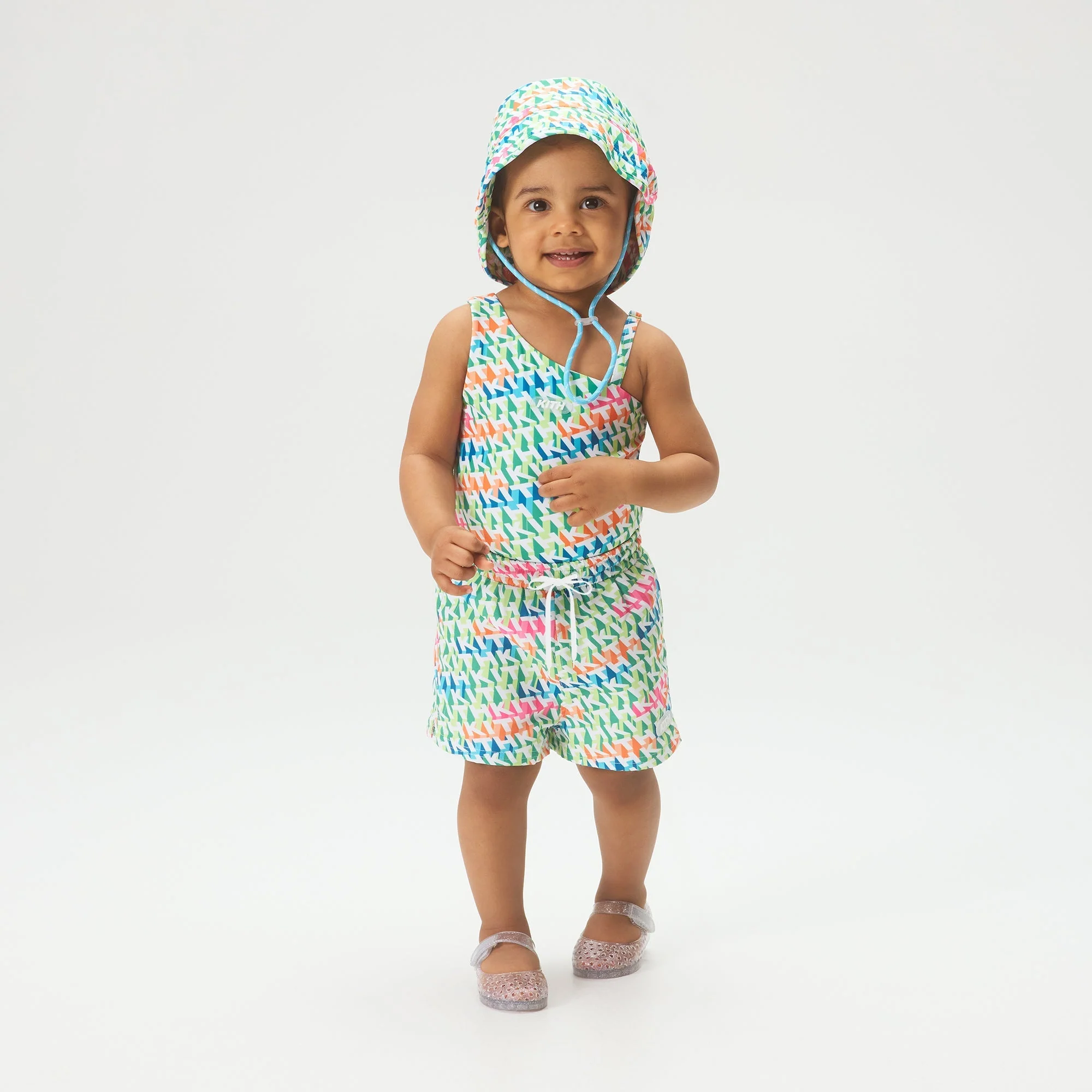 Kith Baby 3D Monogram Kai Swim Trunk - Periodot - Image 2