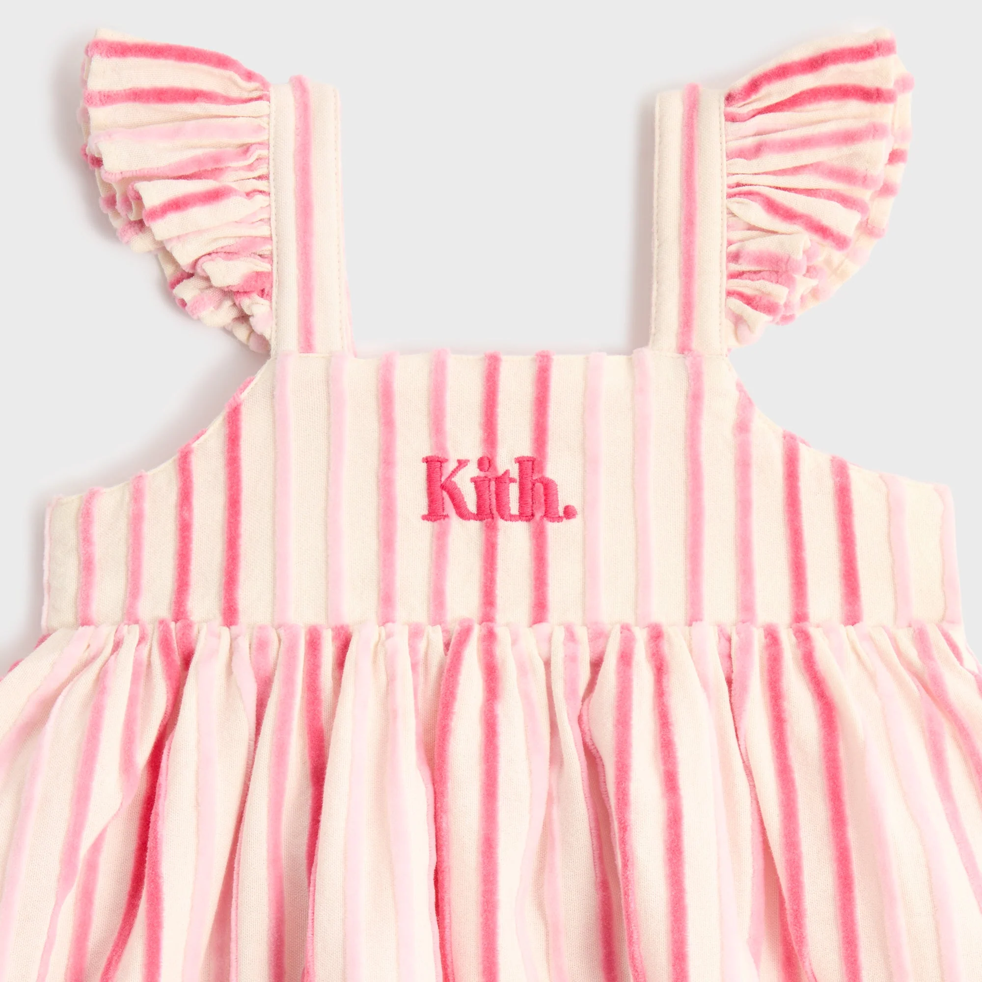 Kith Baby Chenille Stripe Amina Mini Dress - Protea - Image 4