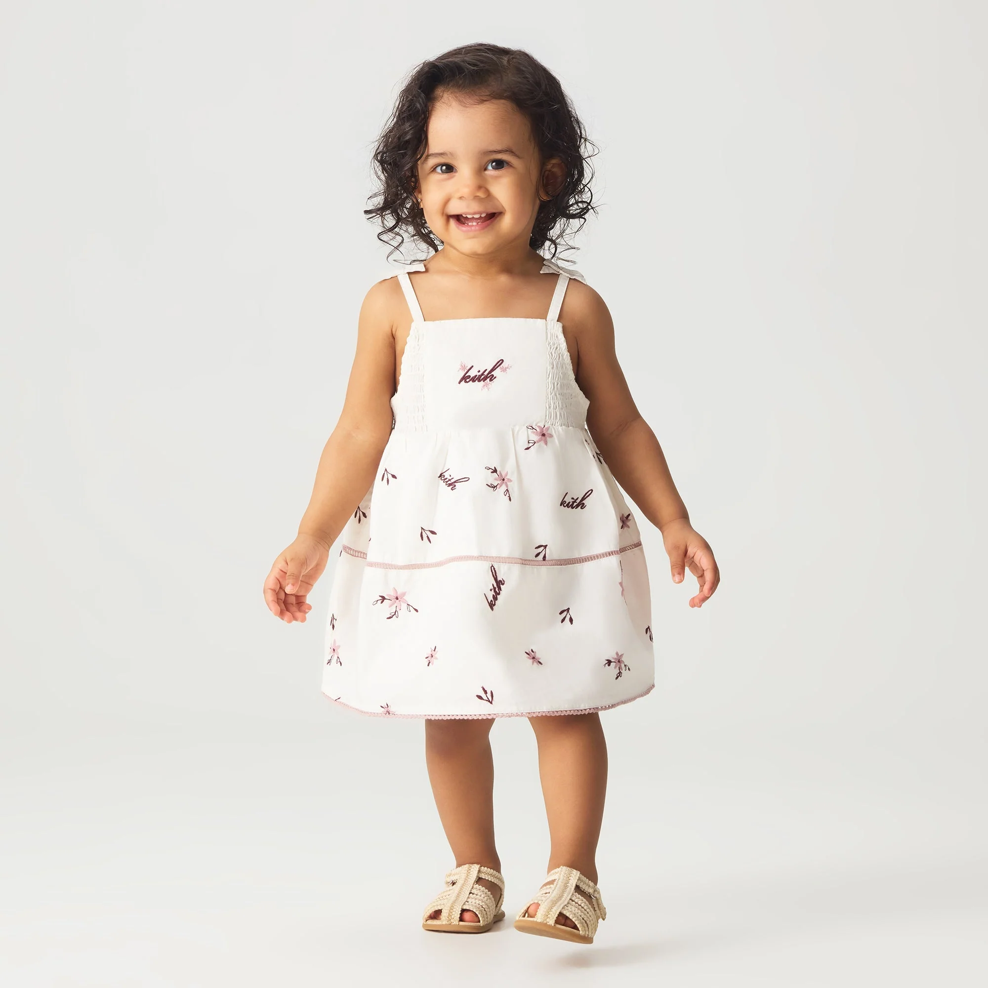 Kith Baby Peyton Novelty Mini Dress - White - Image 2