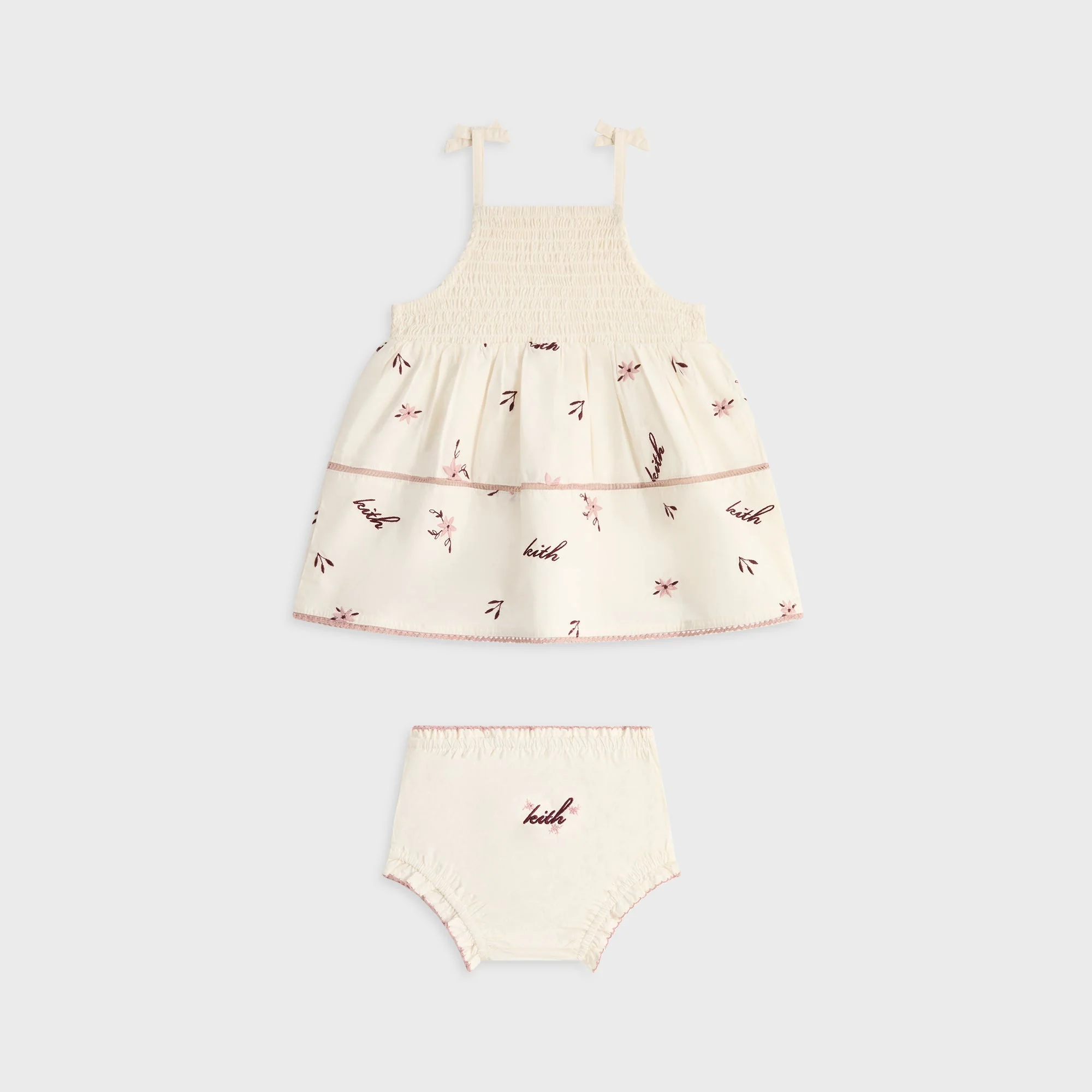 Kith Baby Peyton Novelty Mini Dress - White - Image 3