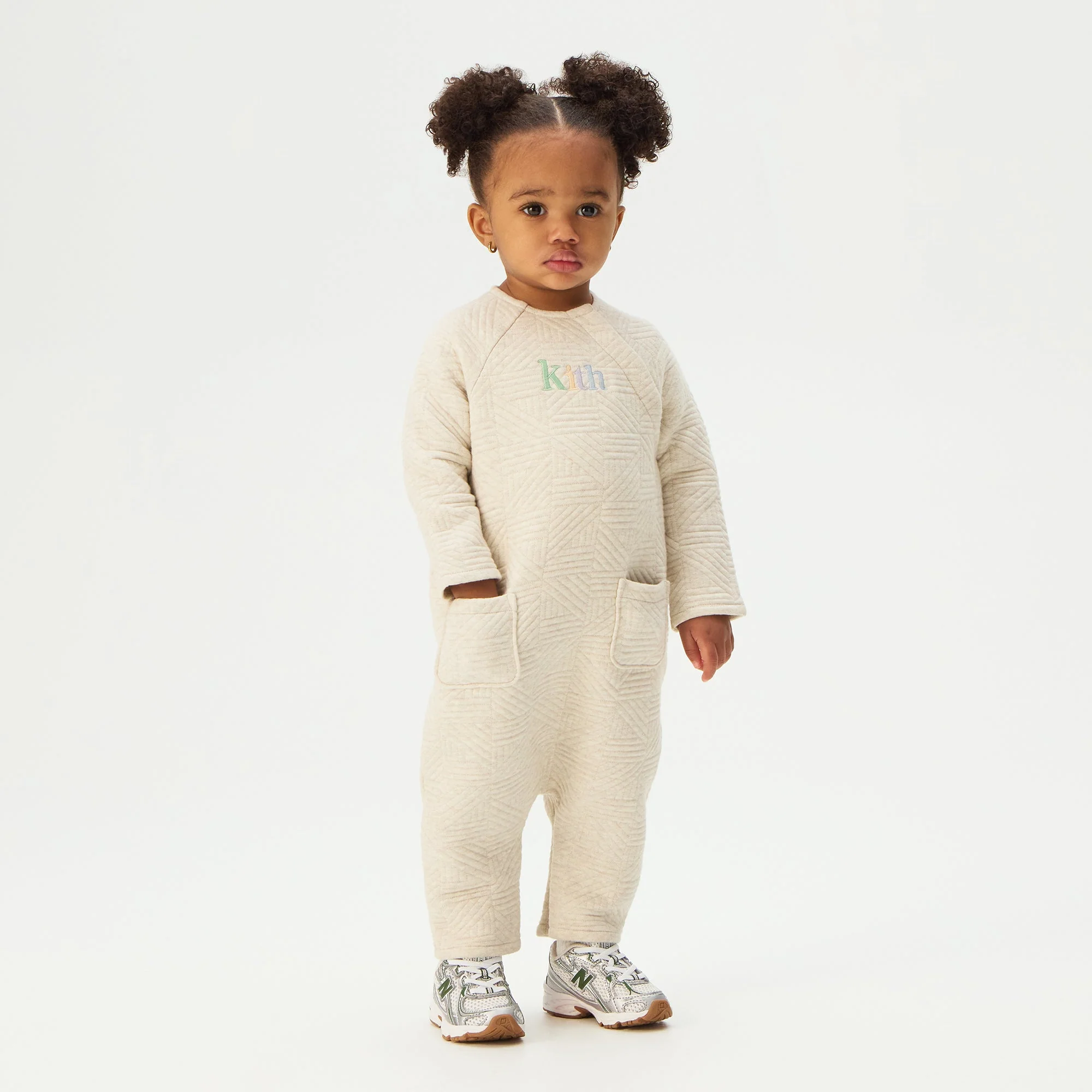 Kith Baby Quilted Coverall - Sandy Heather - Image 2