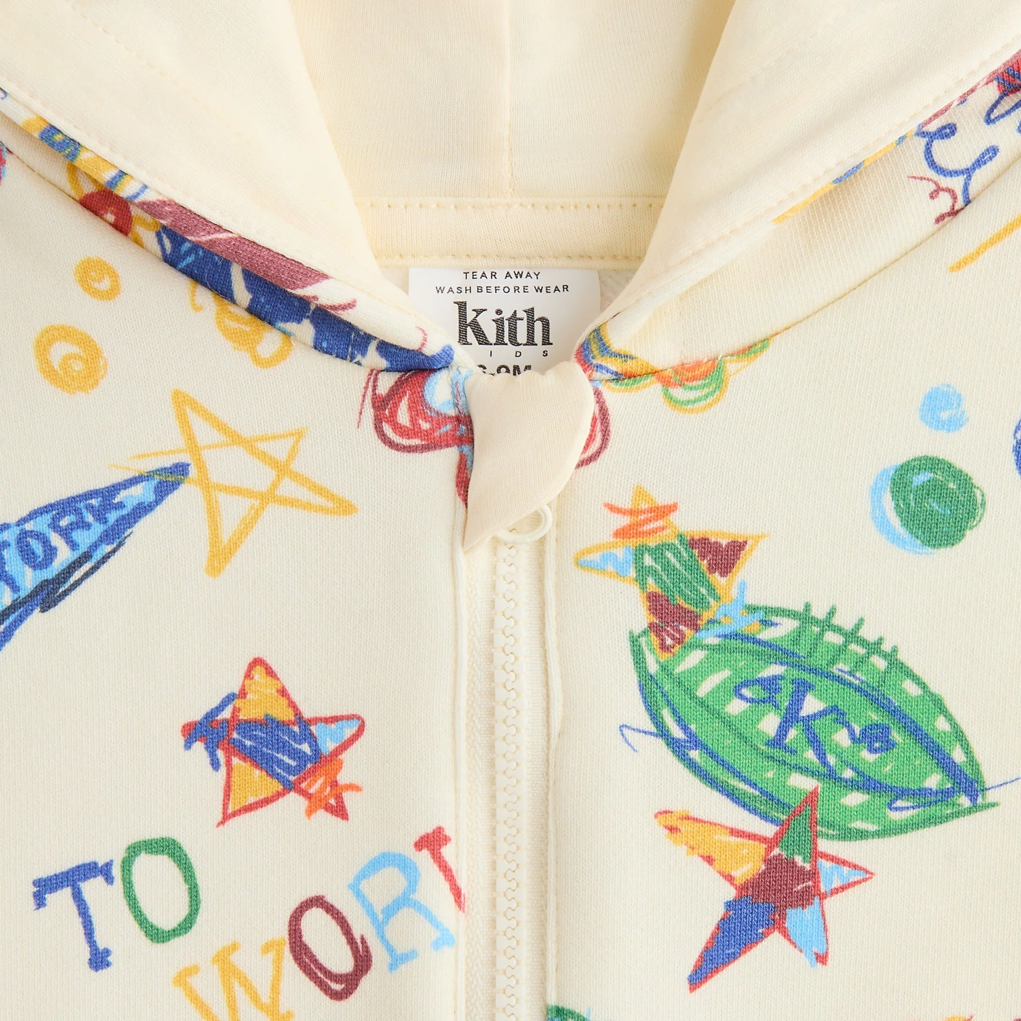Kith Baby NY Sketchbook Nelson Coverall - Sandrift - Image 4