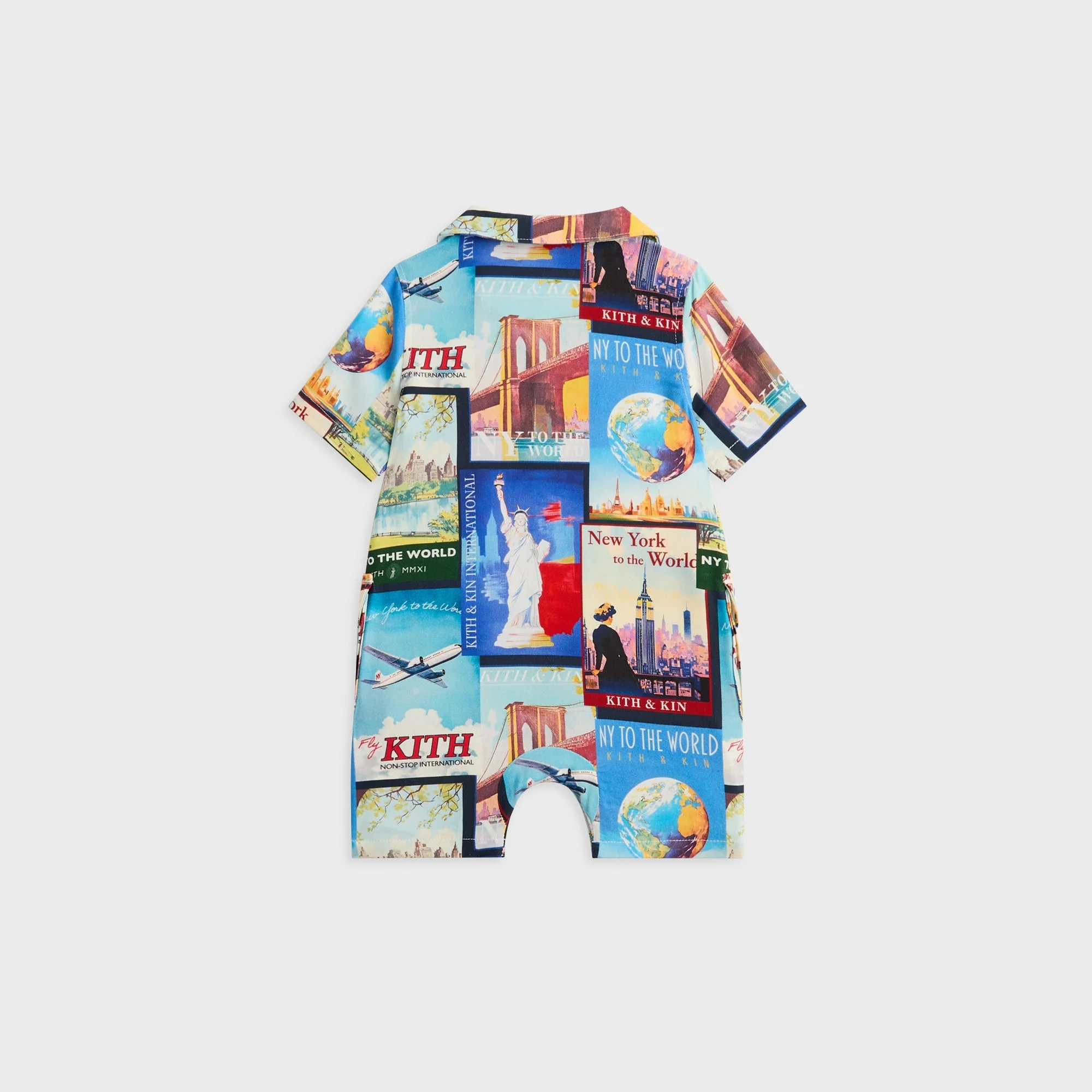 Kith Baby World Travel Printed Belmont Shortall - Nocturnal - PH - Image 3