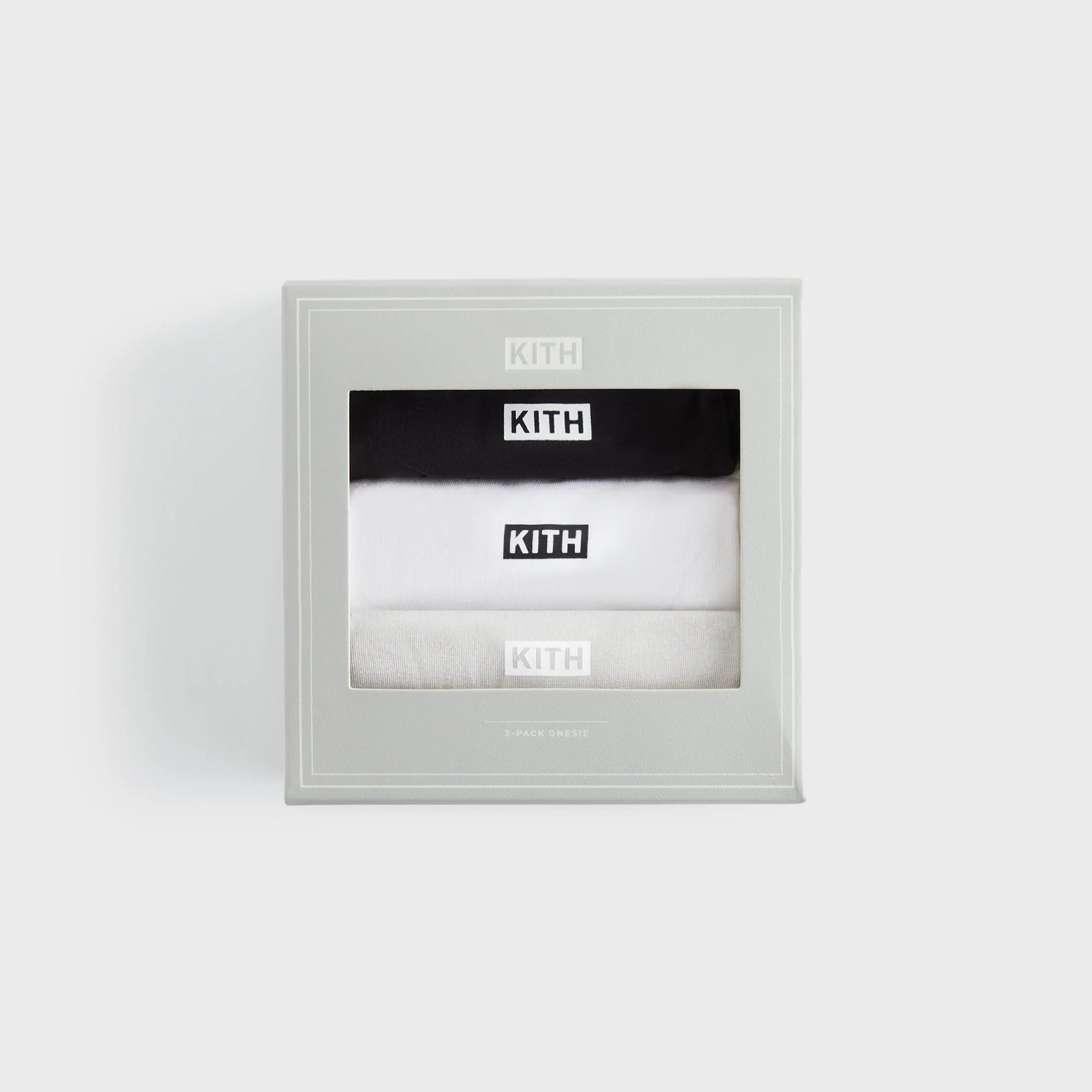 Kith Baby 3-Pack Origins Onesie - Black - Image 4