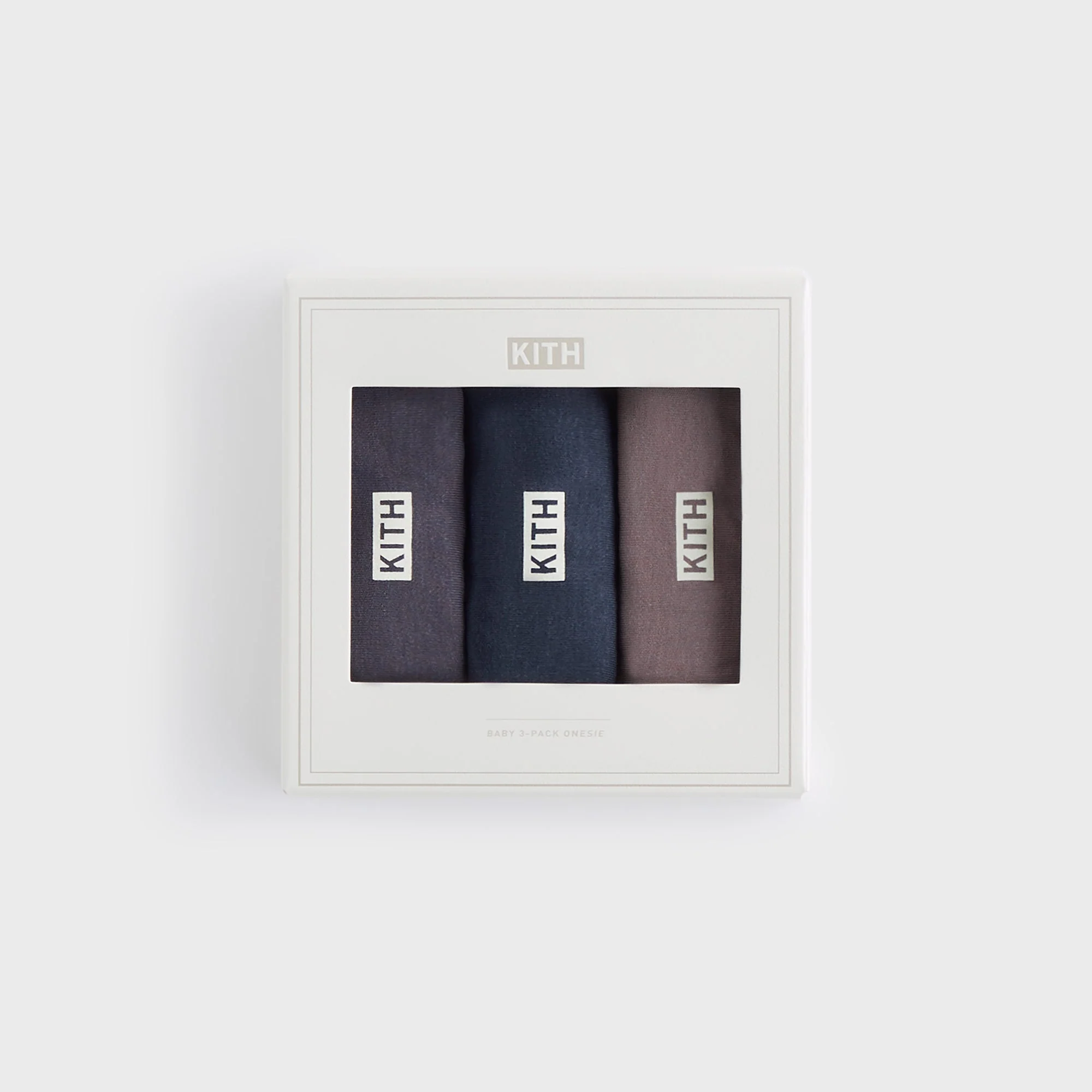 Kith Baby Palette 3-Pack Bodysuit - Battleship - Image 6