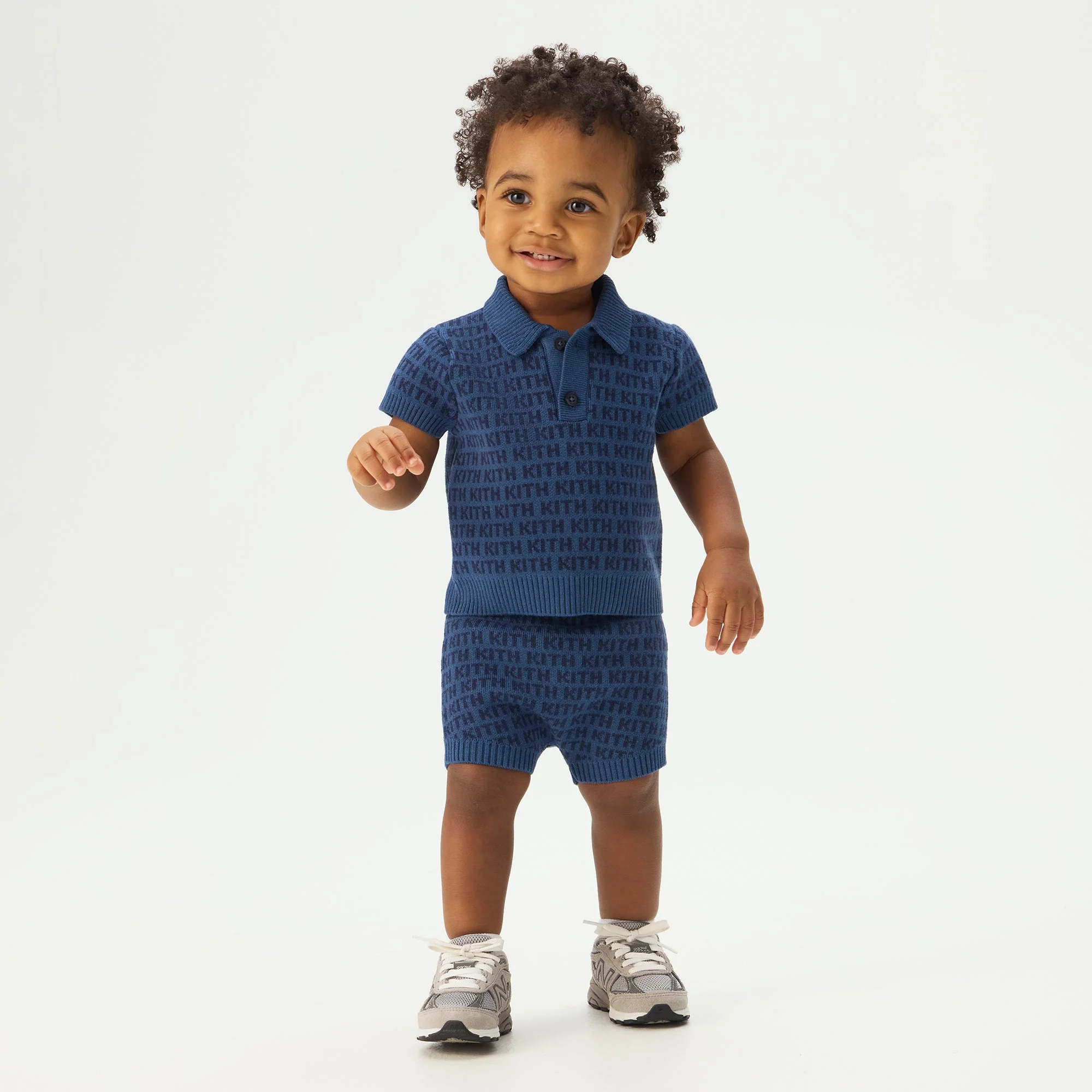 Kith Baby Monogram Polo Set - Torpedo - Image 2