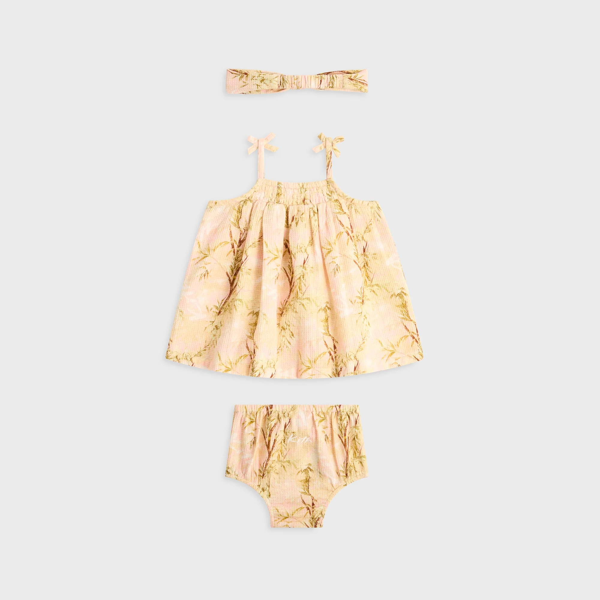 Kith Baby Printed Raelyn Bloomer Set - Sand Rose - Image 3