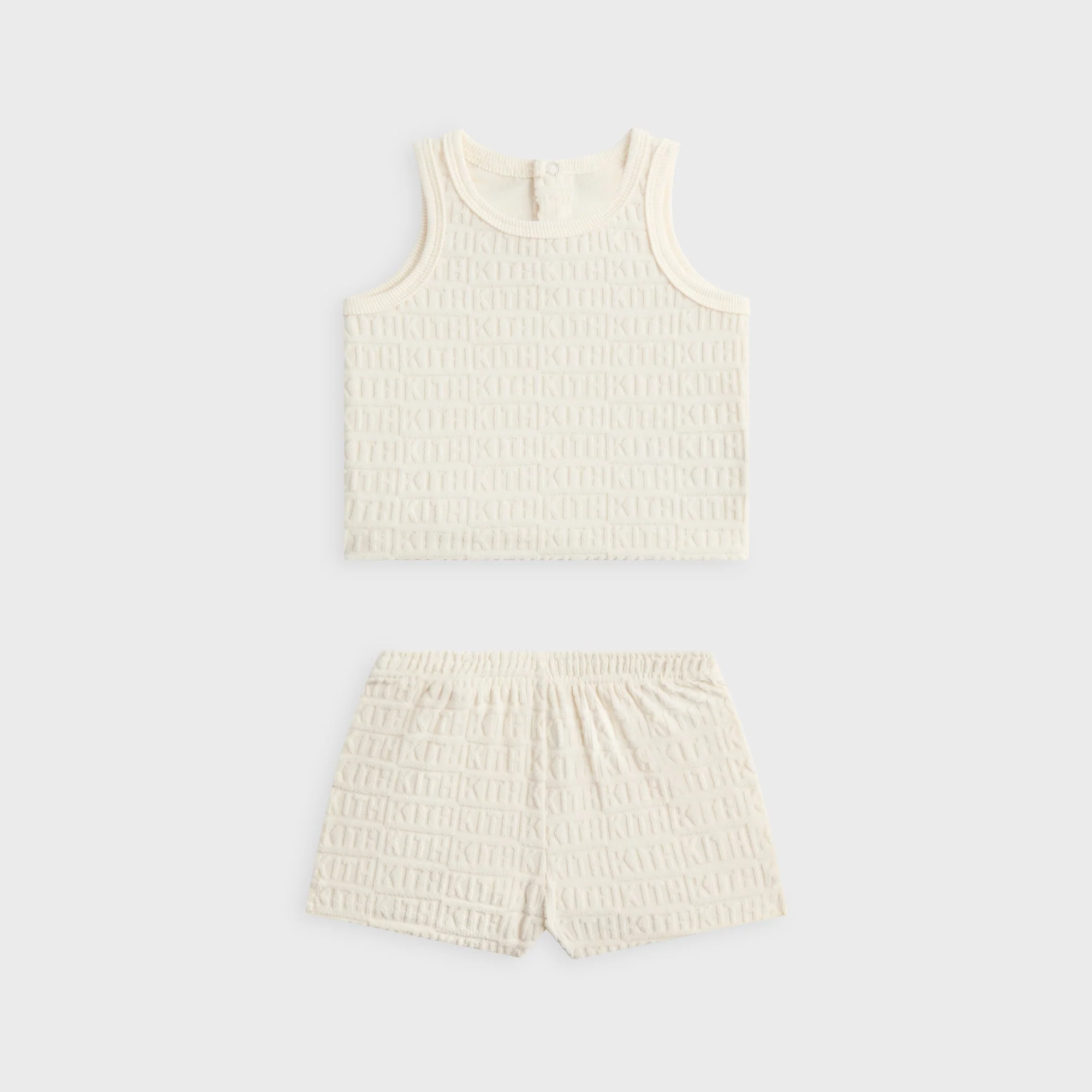Kith Baby Monogram Terry Tank Set - Silk