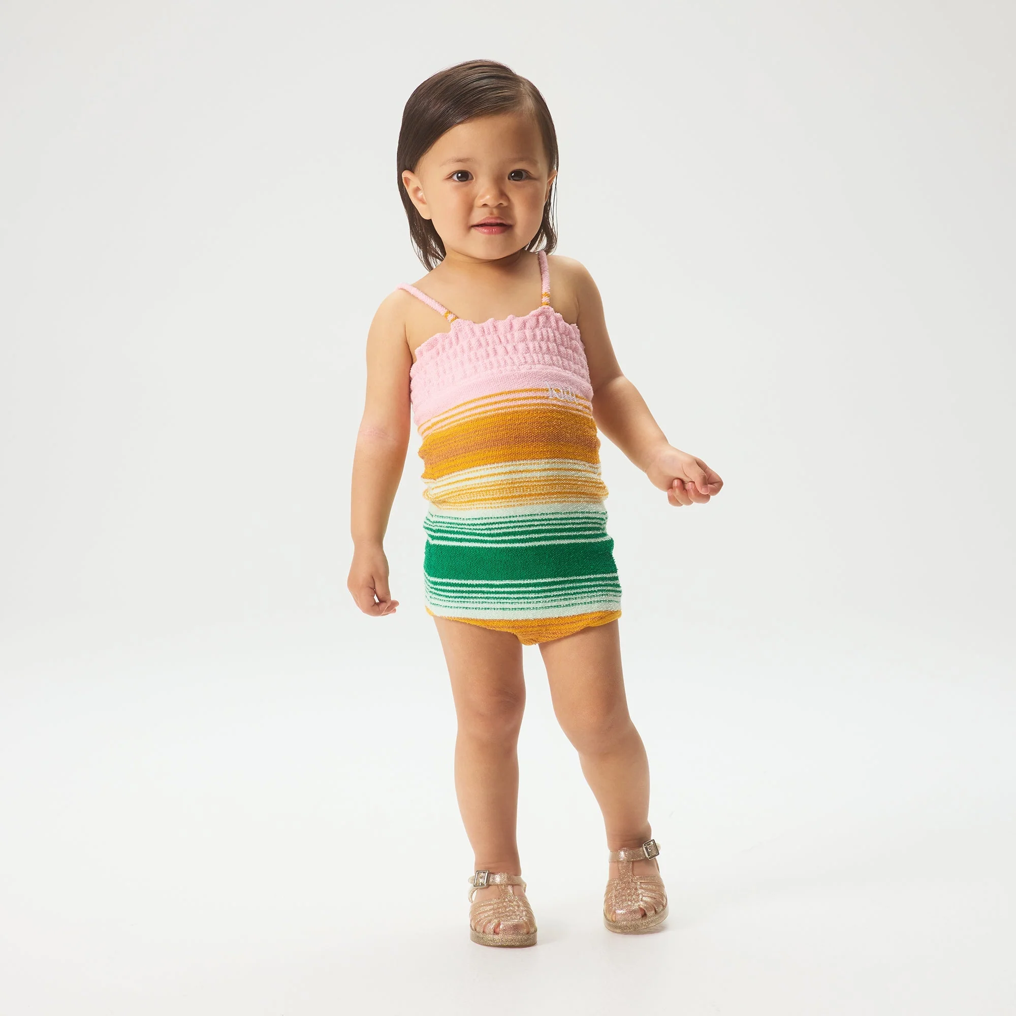Kith Baby Striped Romper Set - Midsummer - Image 3