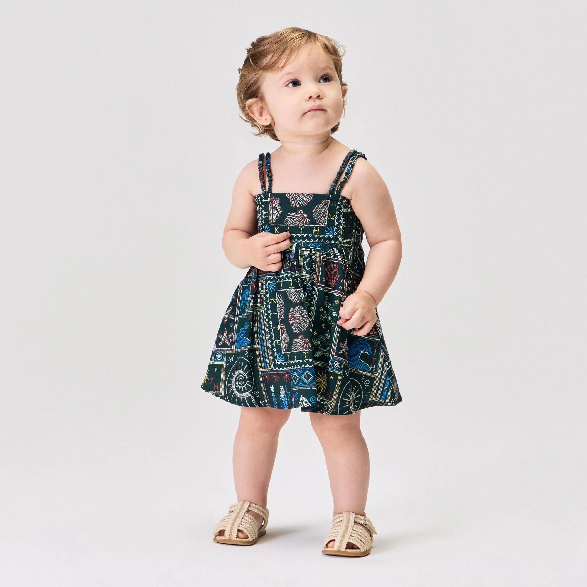 Kith Baby Beach Tile Dress Bloomer Set - Stadium - Image 2