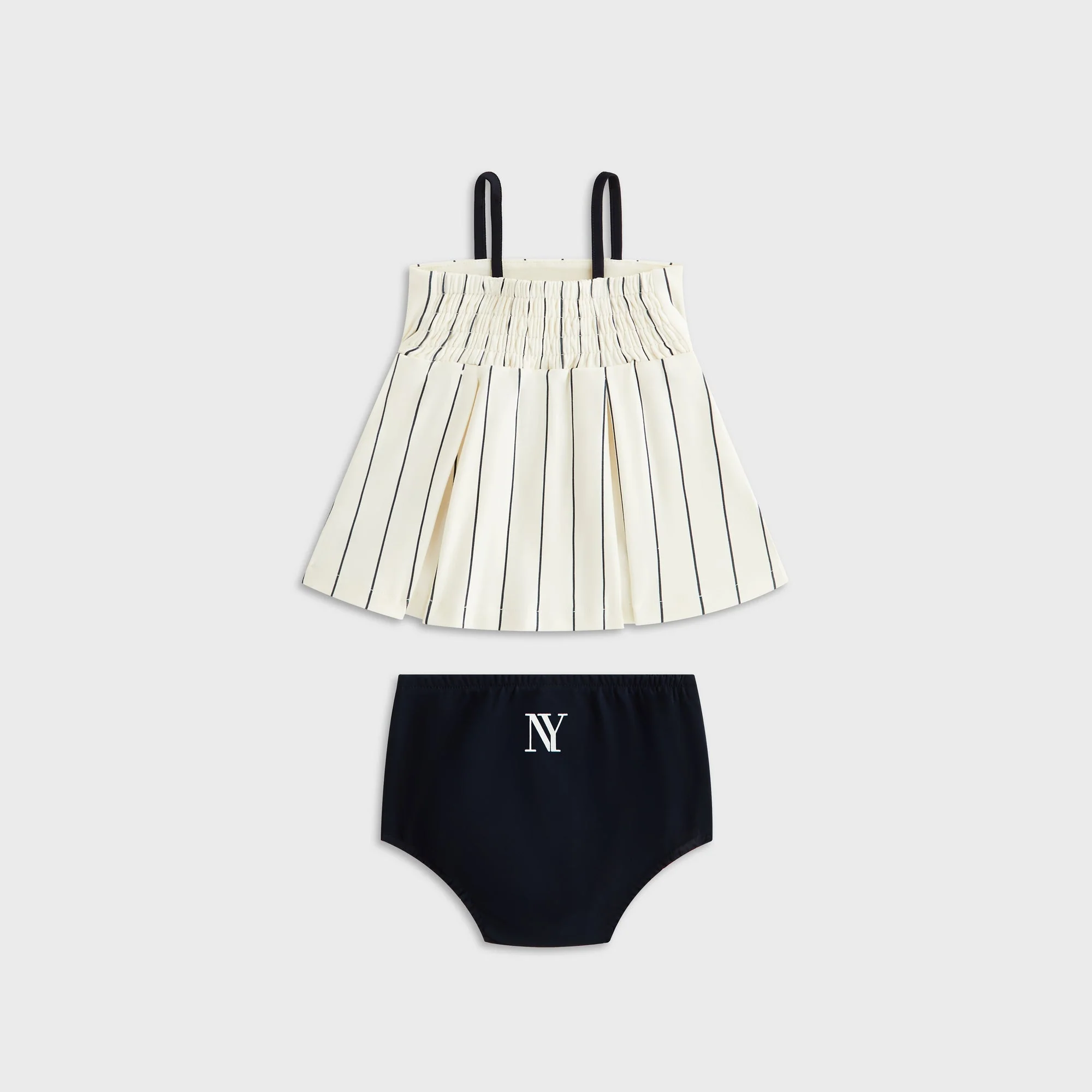 Kith Baby Pinstripe Baseball Dress Bloomer Set - Silk - PH - Image 3