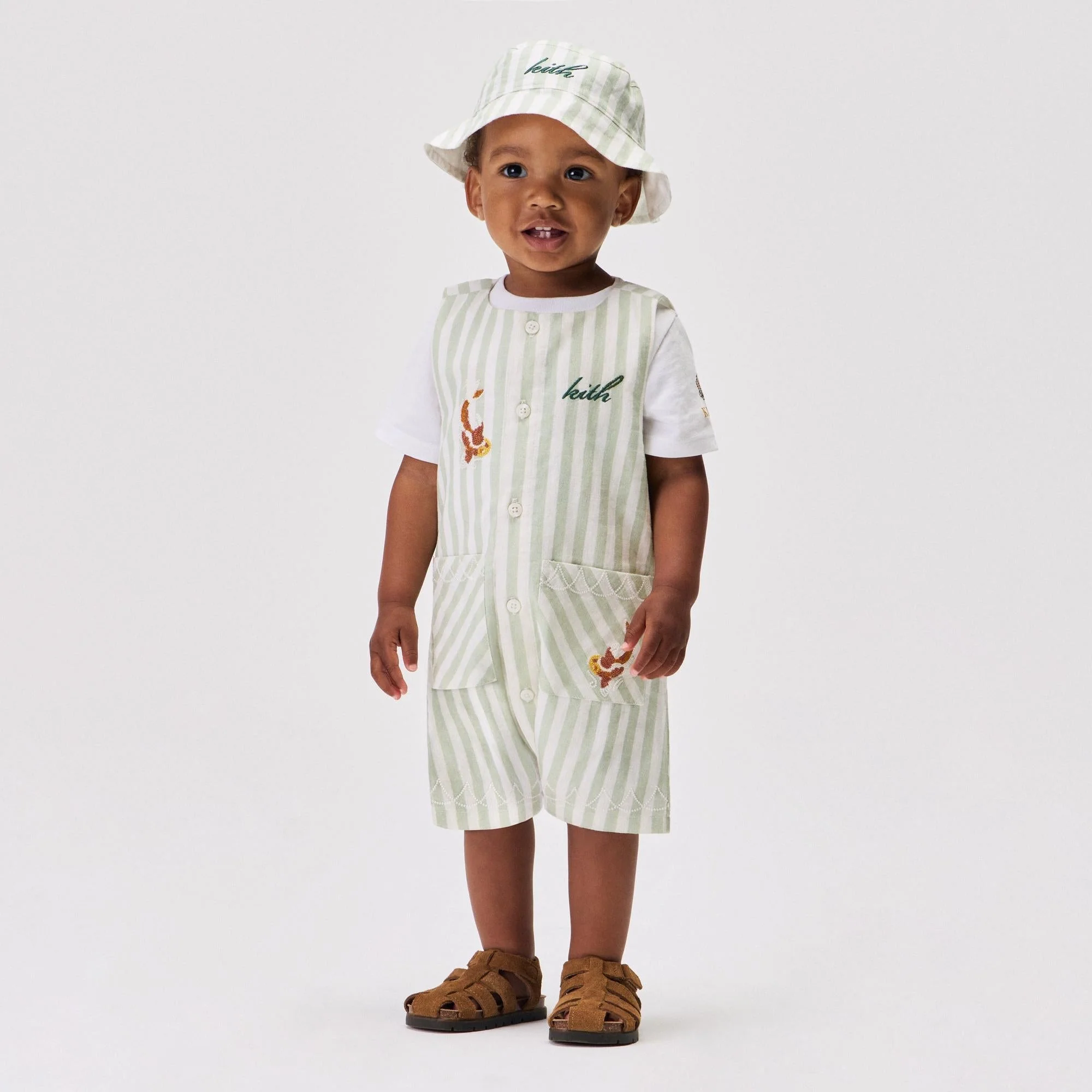 Kith Baby Embroidered Odin Shortall Set - Sage - PH - Image 2