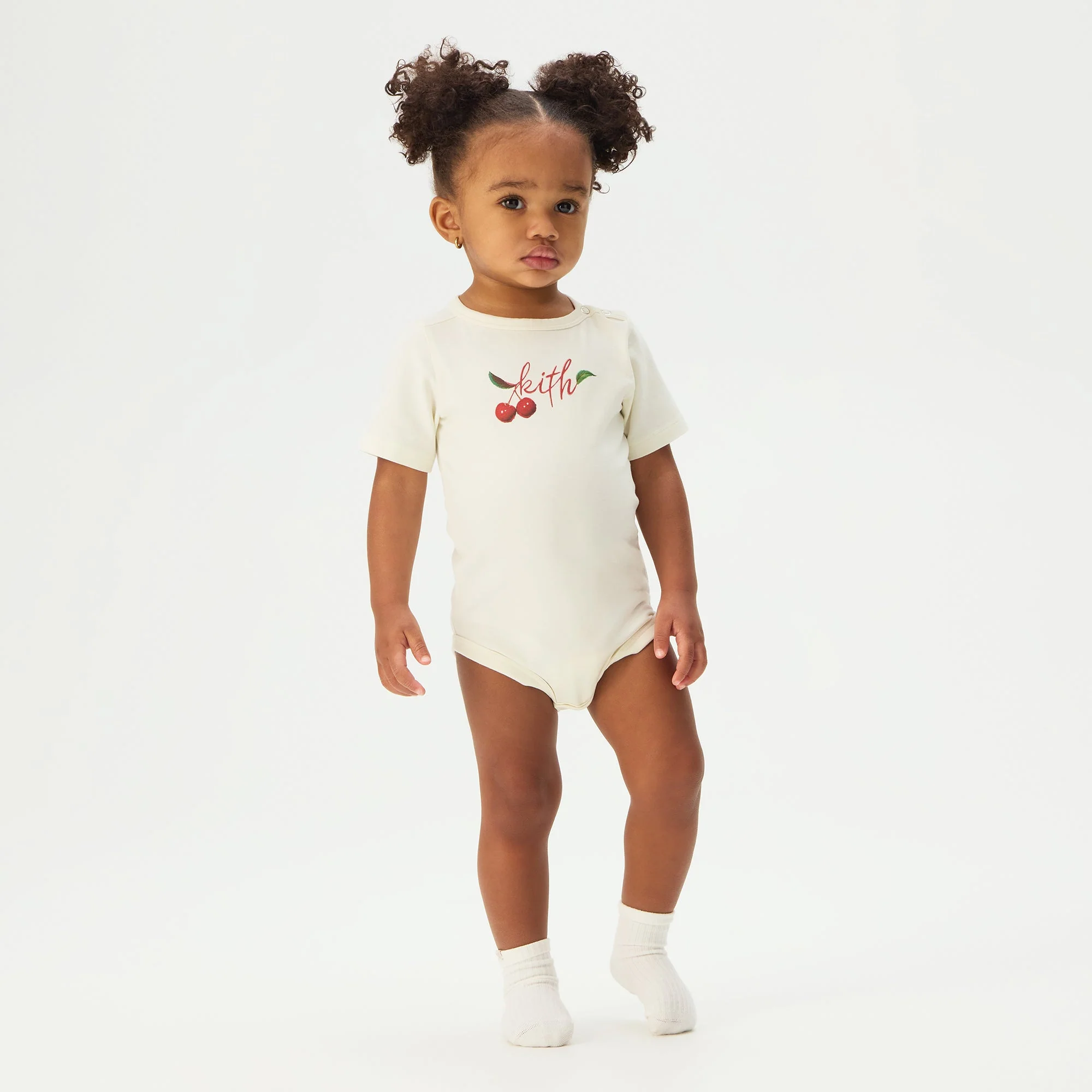 Kith Baby Cherry Short Sleeve Bodysuit - Silk - Image 2