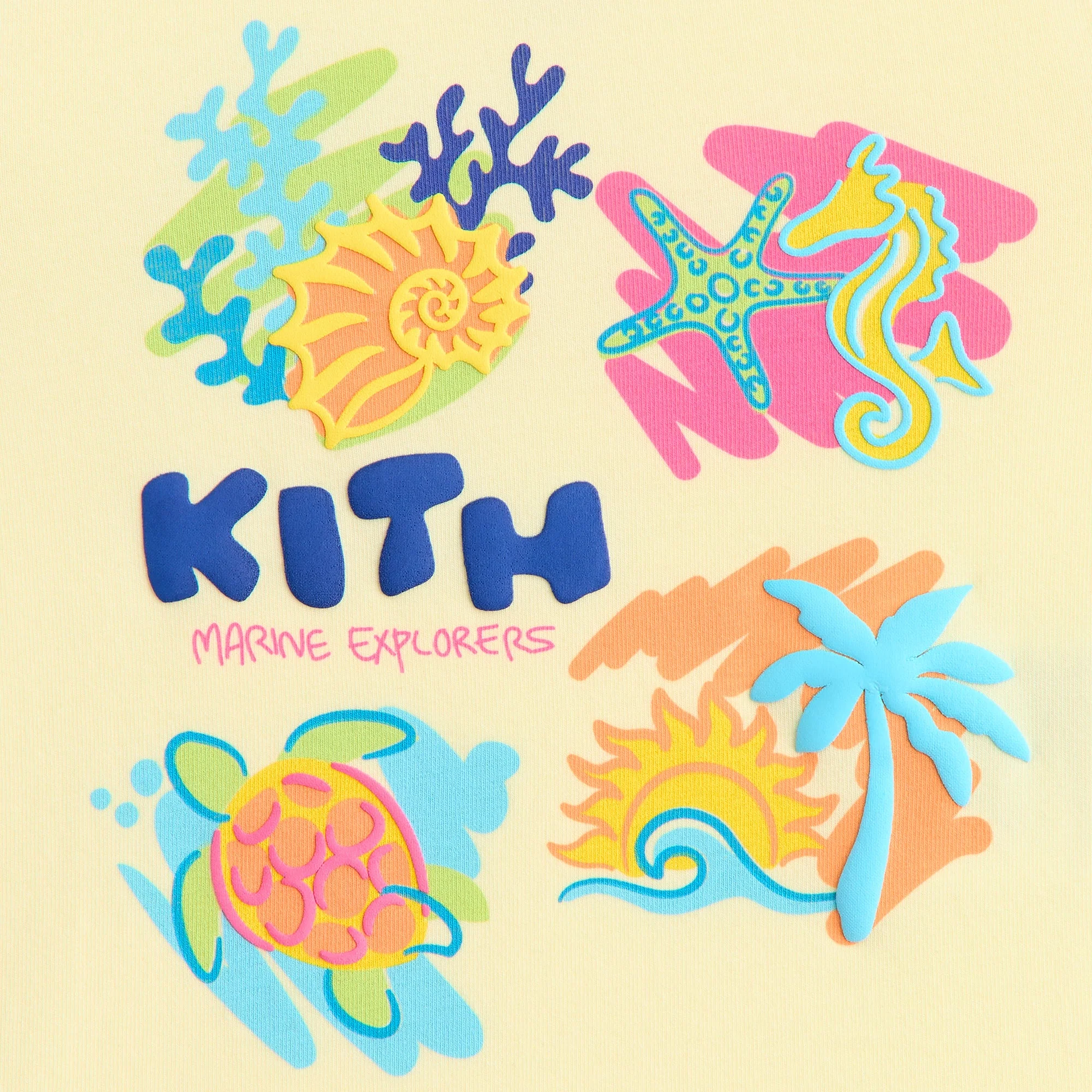 Kith Baby Seaside Souvenir Bodysuit - Straw - Image 4