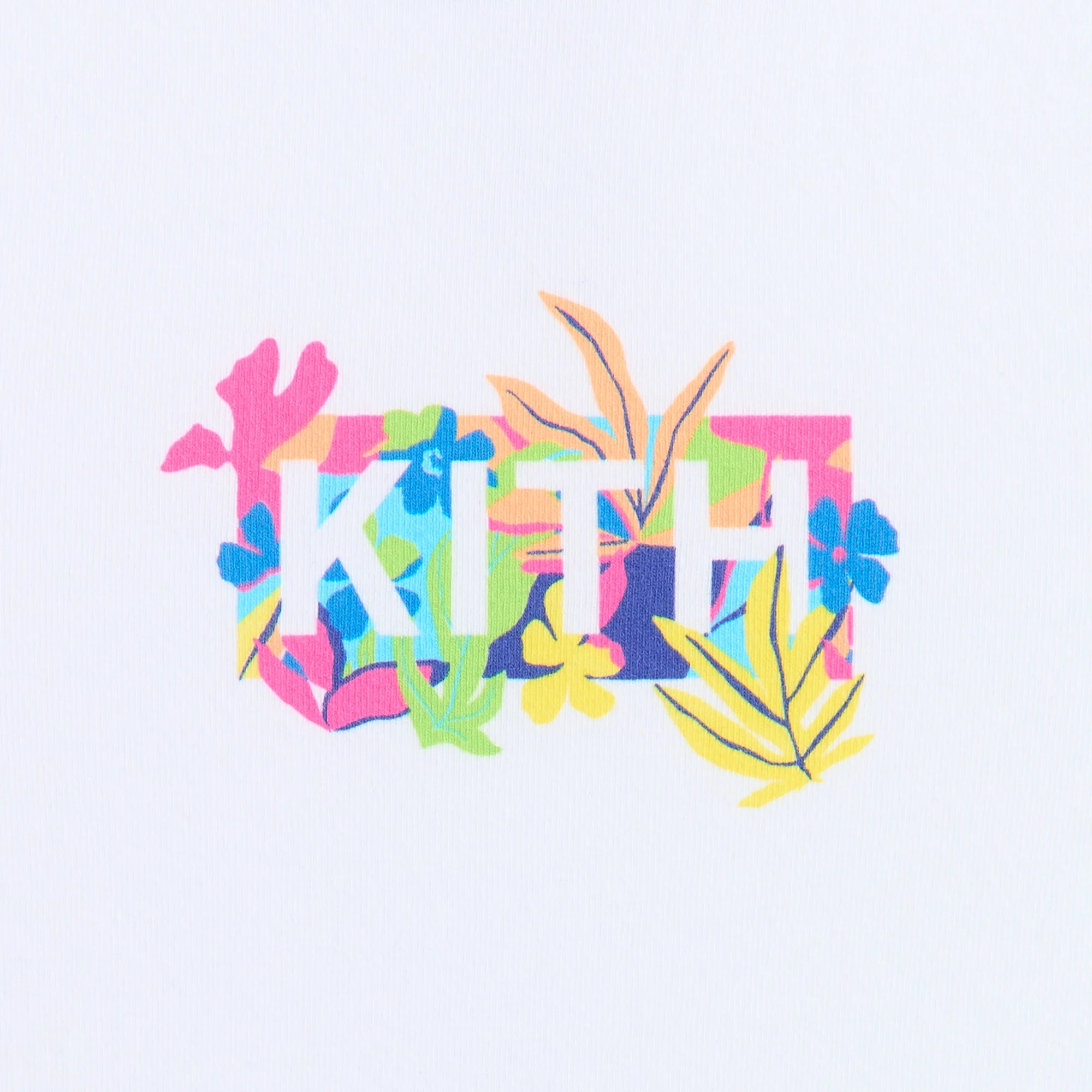 Kith Baby Abstract Tropical Classic Logo Bodysuit - White - Image 4