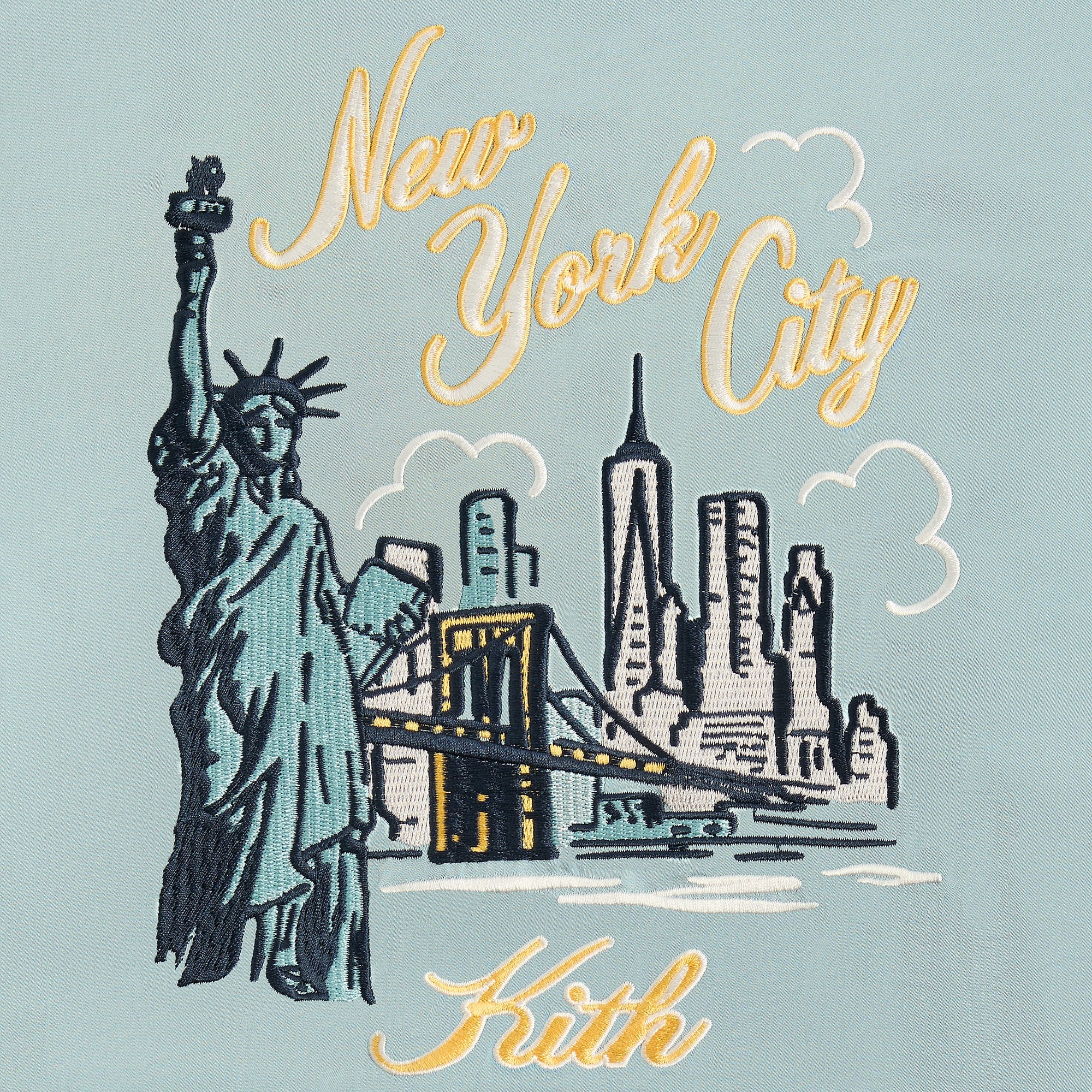 Kith Kids Satin New York Souvenir Jacket - Majestic - Image 5