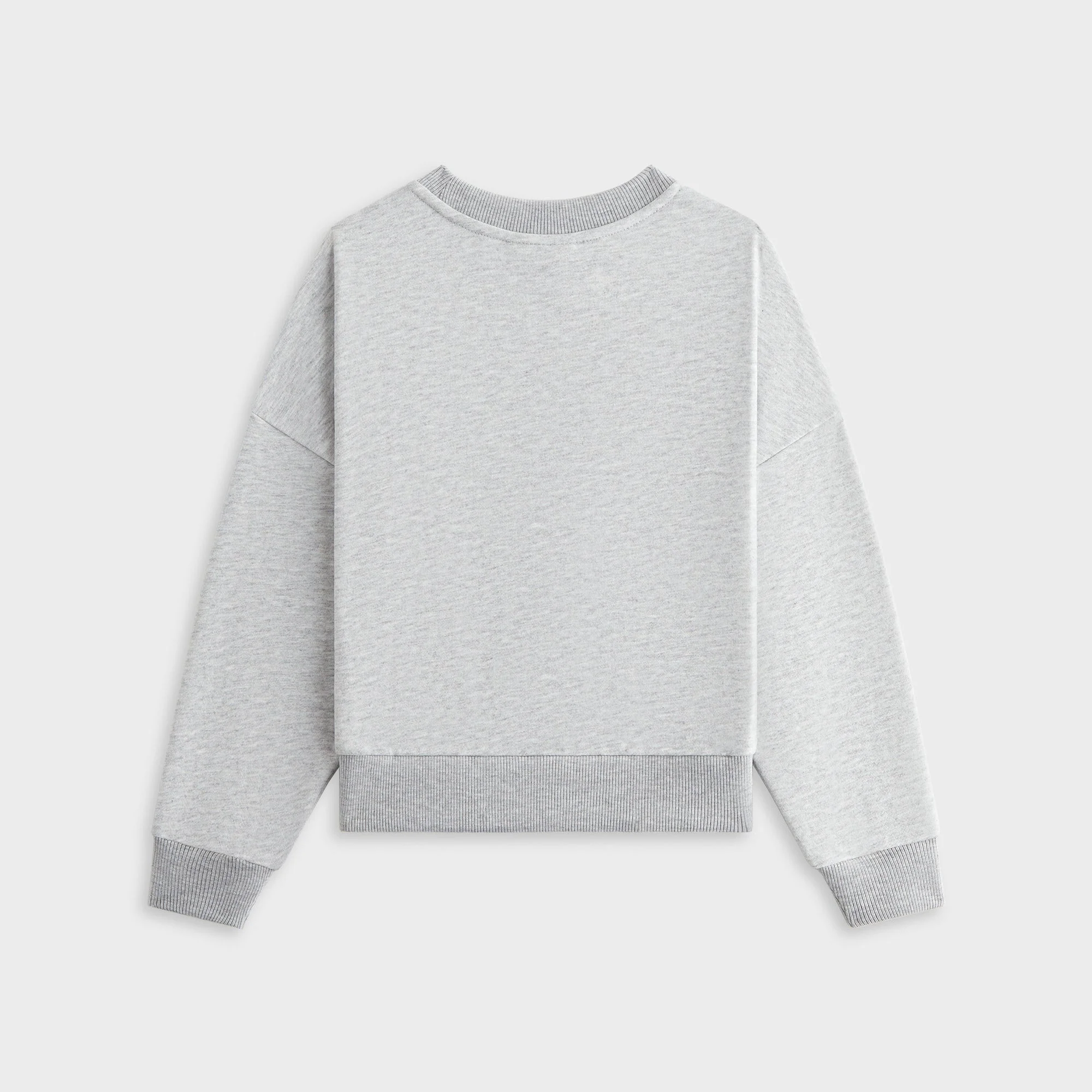 Kith Kids Long Sleeve Nelson Crewneck - Light Heather Grey - Image 4