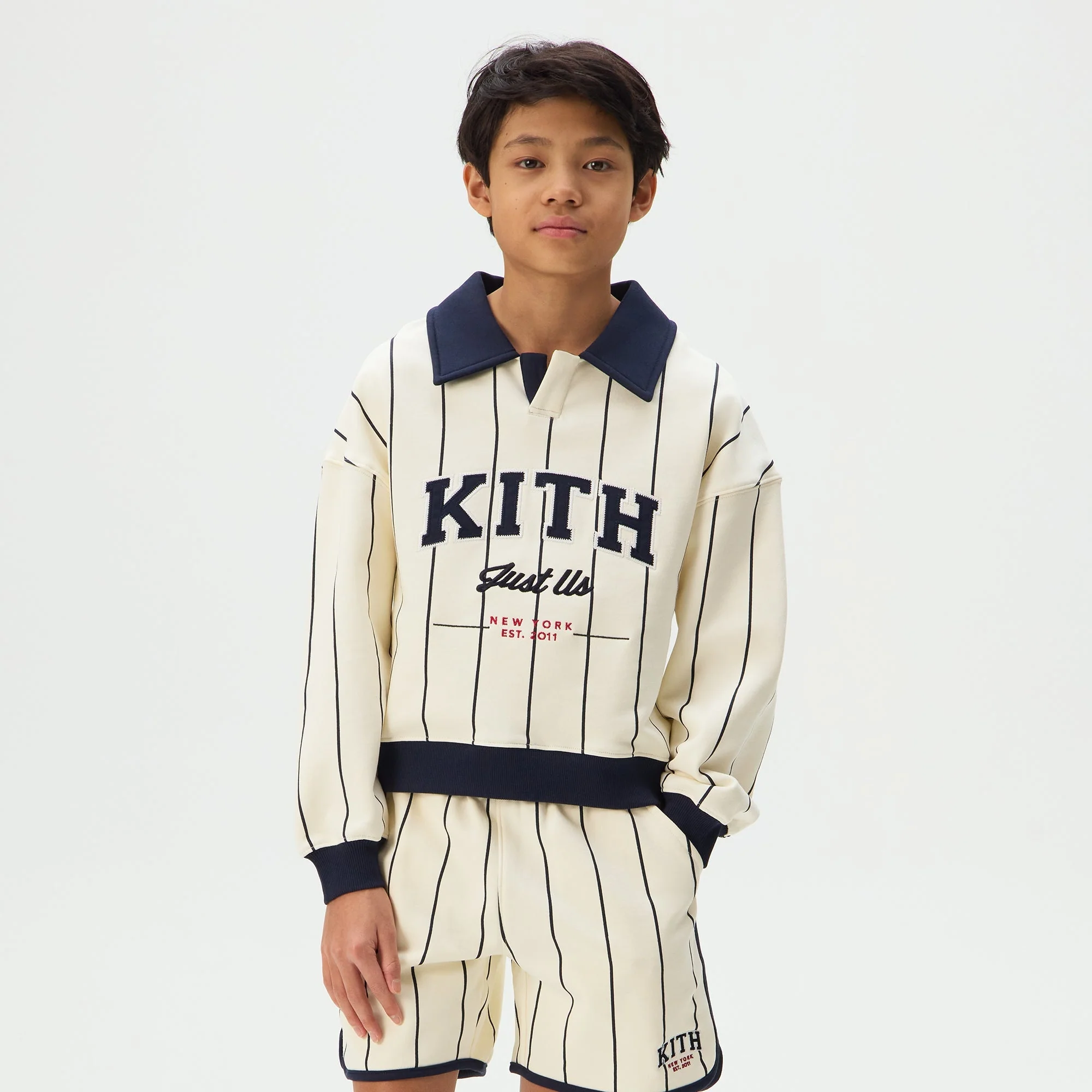 Kith Kids Collared Nelson Sweatshirt - Nocturnal - Image 2