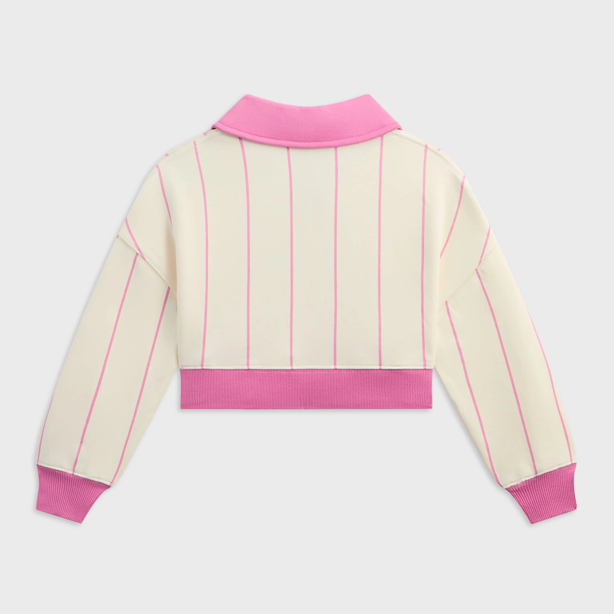 Kith Kids Cropped Collared Nelson Sweatshirt - Bubble - Image 3