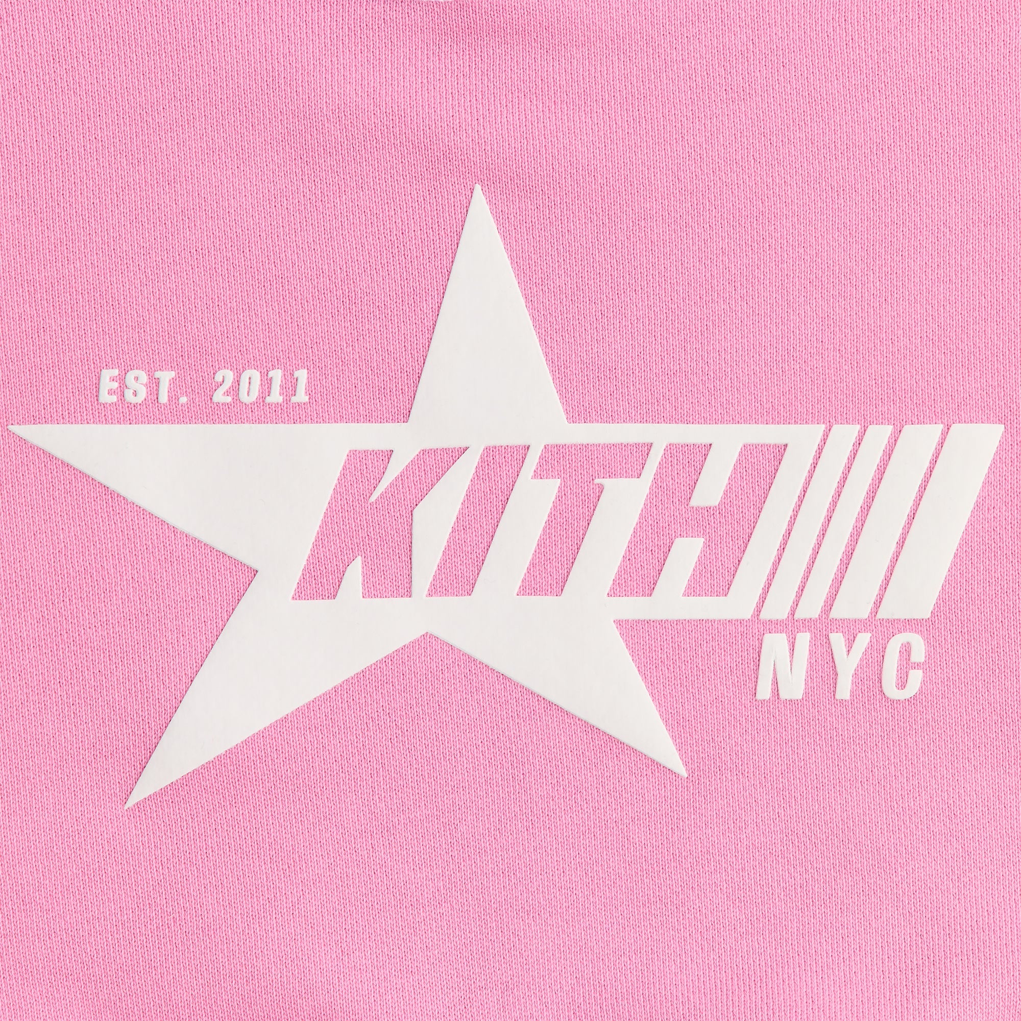 Kith Kids Cropped Contrast Stitch Nelson Crewneck - Caladium - Image 4