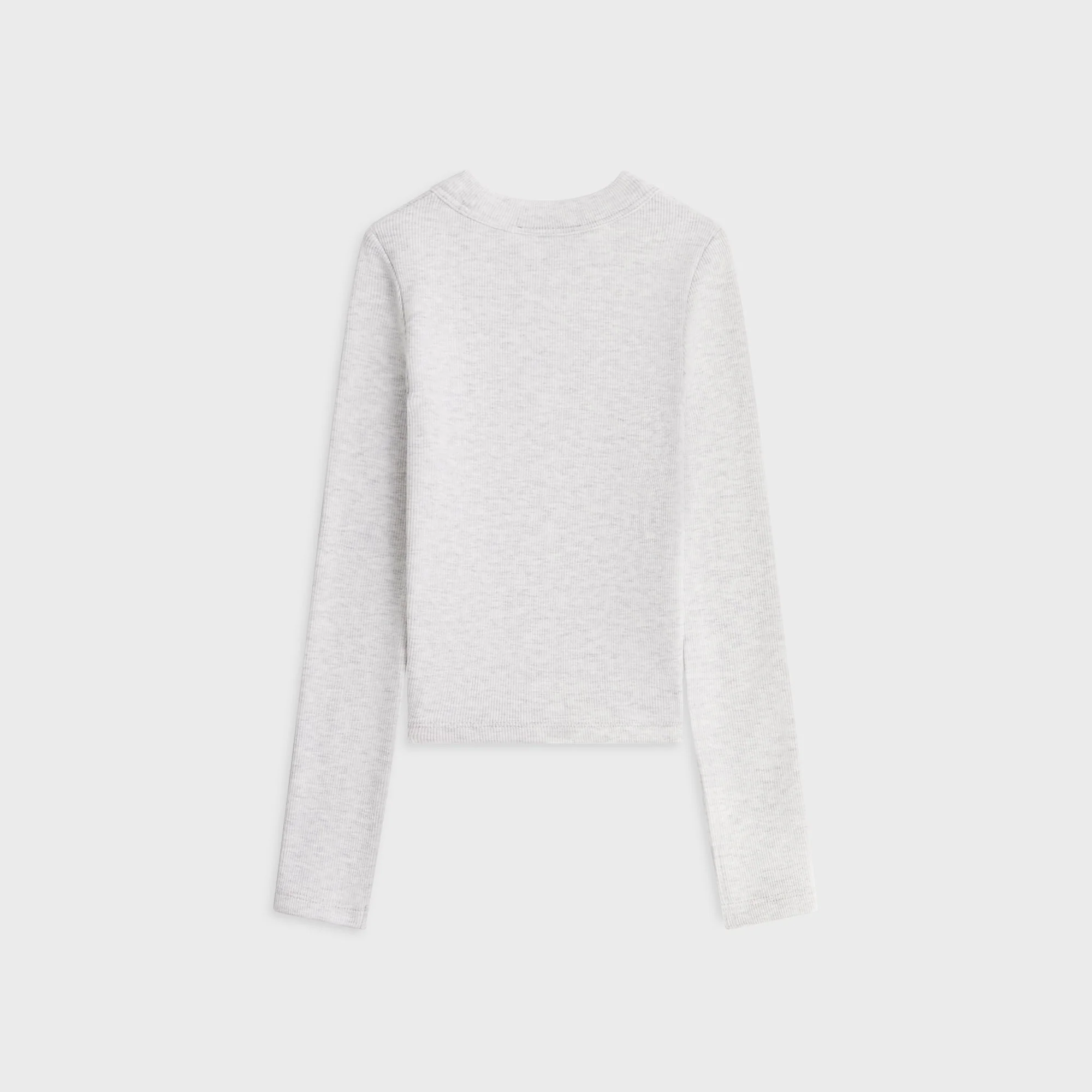 Kith Kids Long Sleeve Mulberry Tee - Light Heather Grey - Image 3