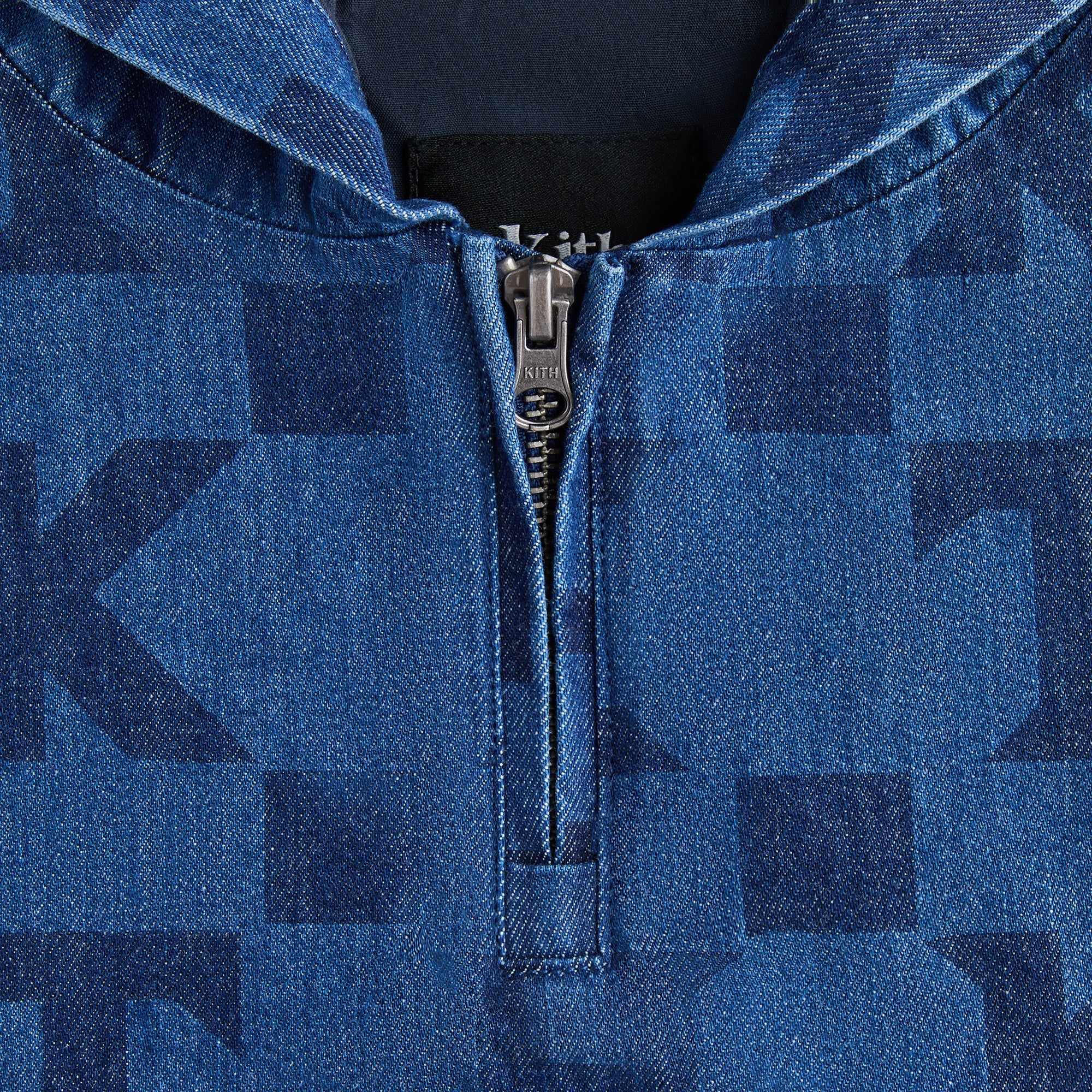 Kith Kids Monogram Denim Harrison Pullover - Stoerm Mid Wash - Image 4