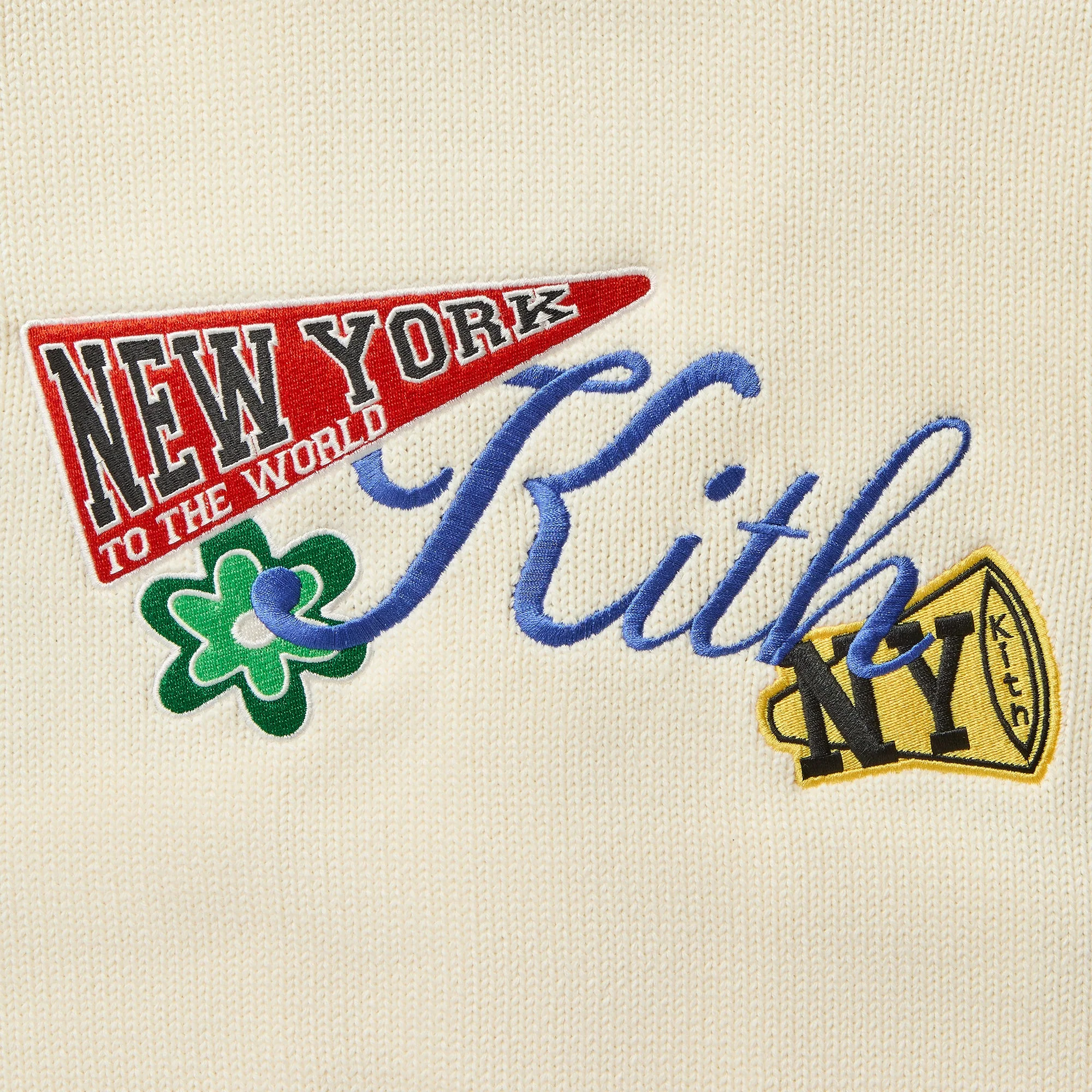 Kith Kids NY to the World Cardigan - Sandrift - Image 6