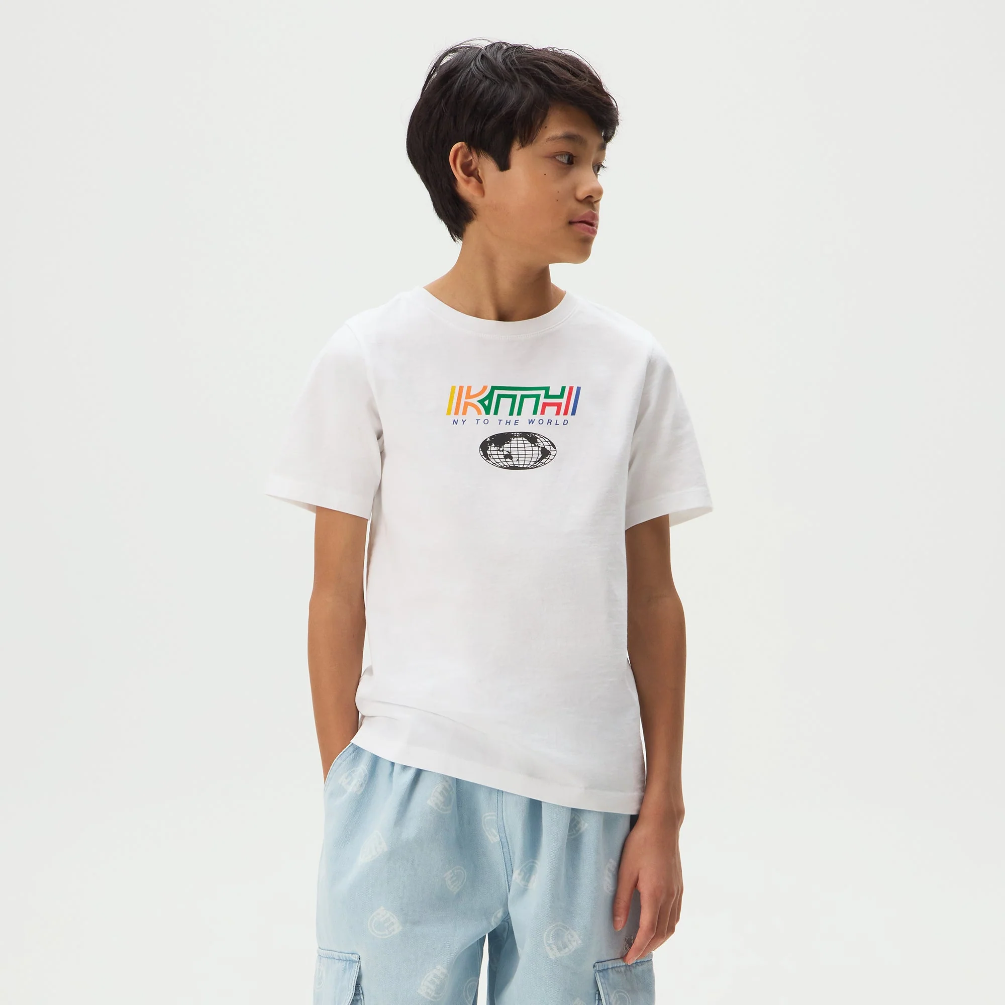 Kith Kids Global Patch Graphic Tee - White - Image 2