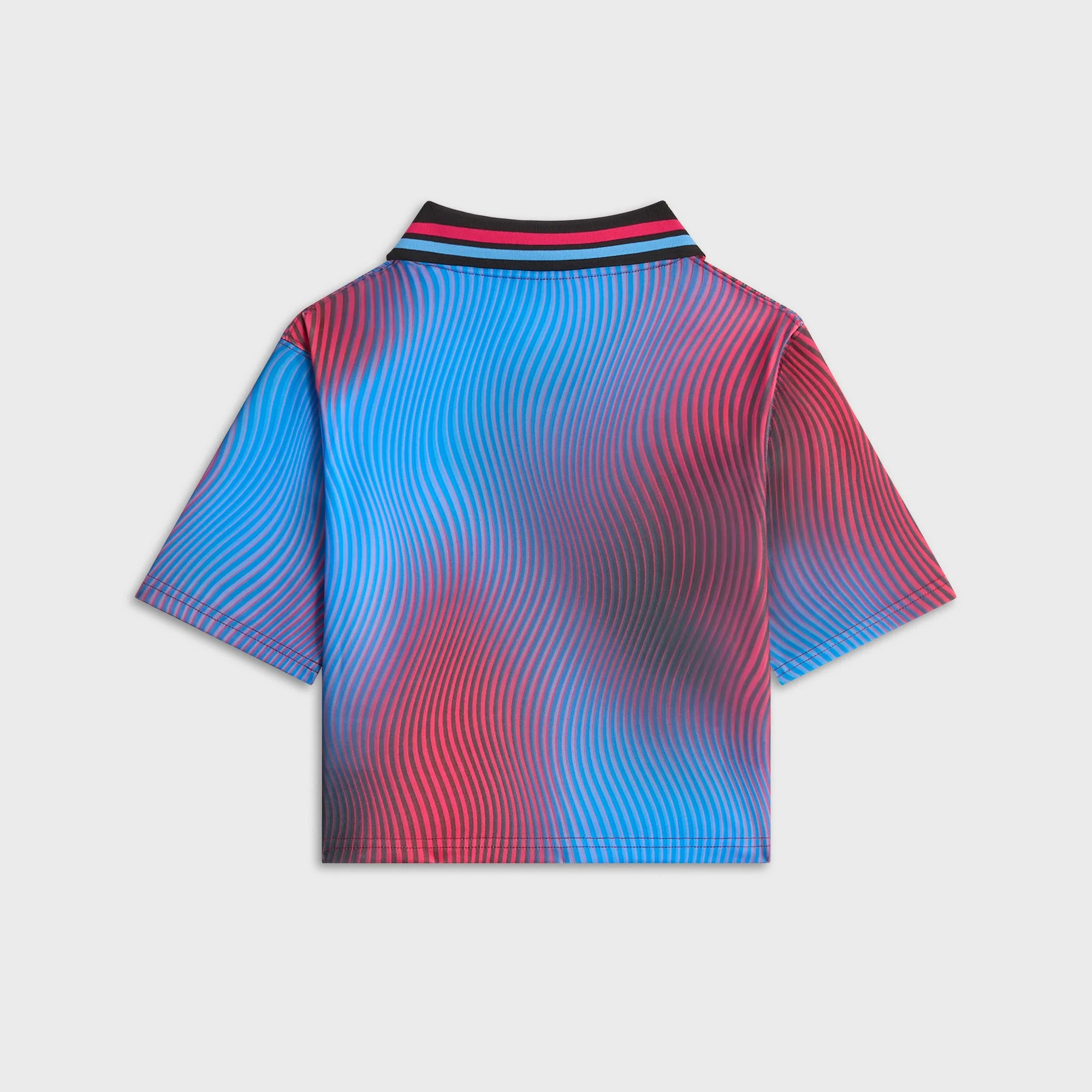 Kith Kids Wavy Ombre Edison Soccer Polo - Black - Image 3