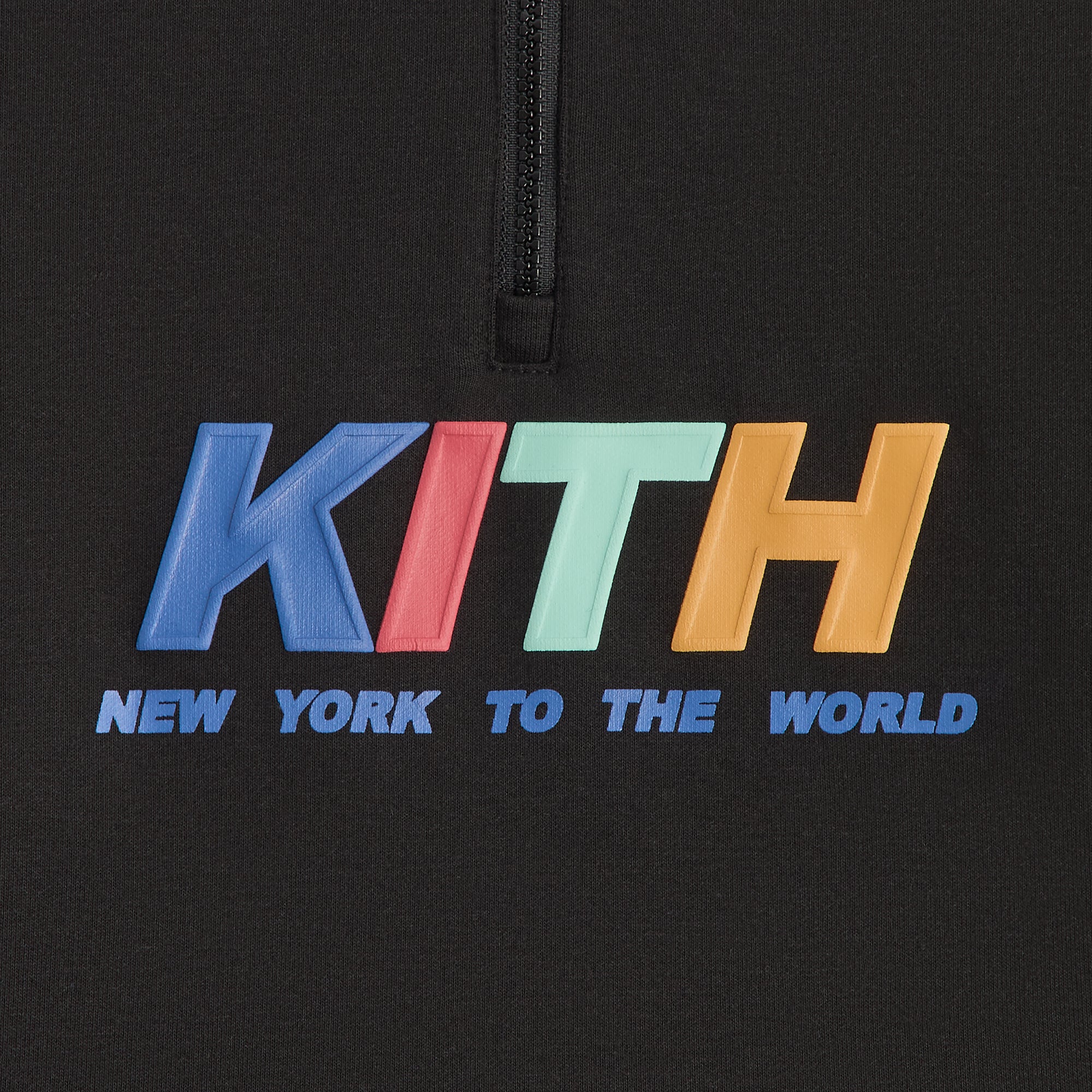Kith Kids NY Quarter Zip Hoodie - Black - Image 5