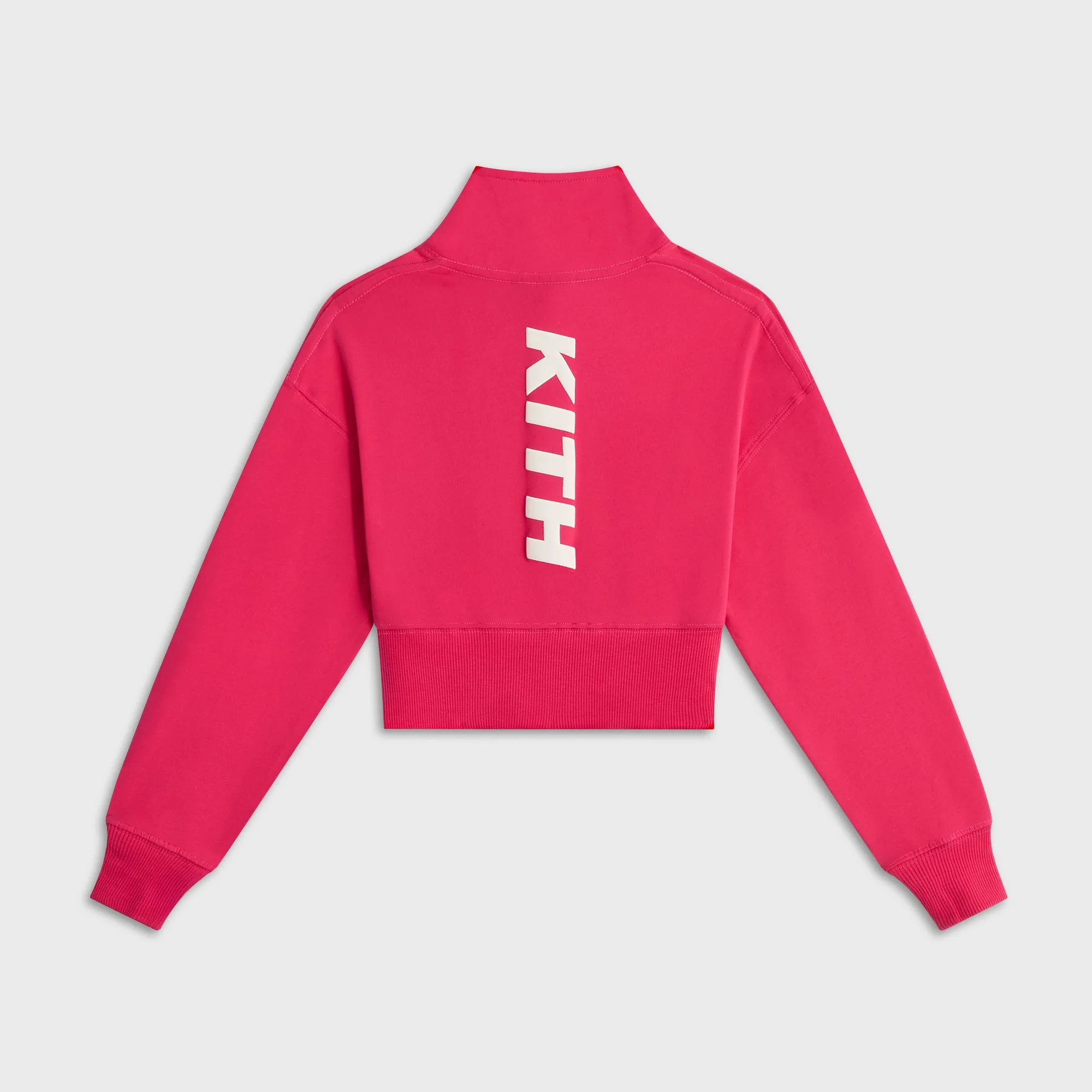 Kith Kids Cropped Fallon Quarter Zip - Dahlia - Image 3
