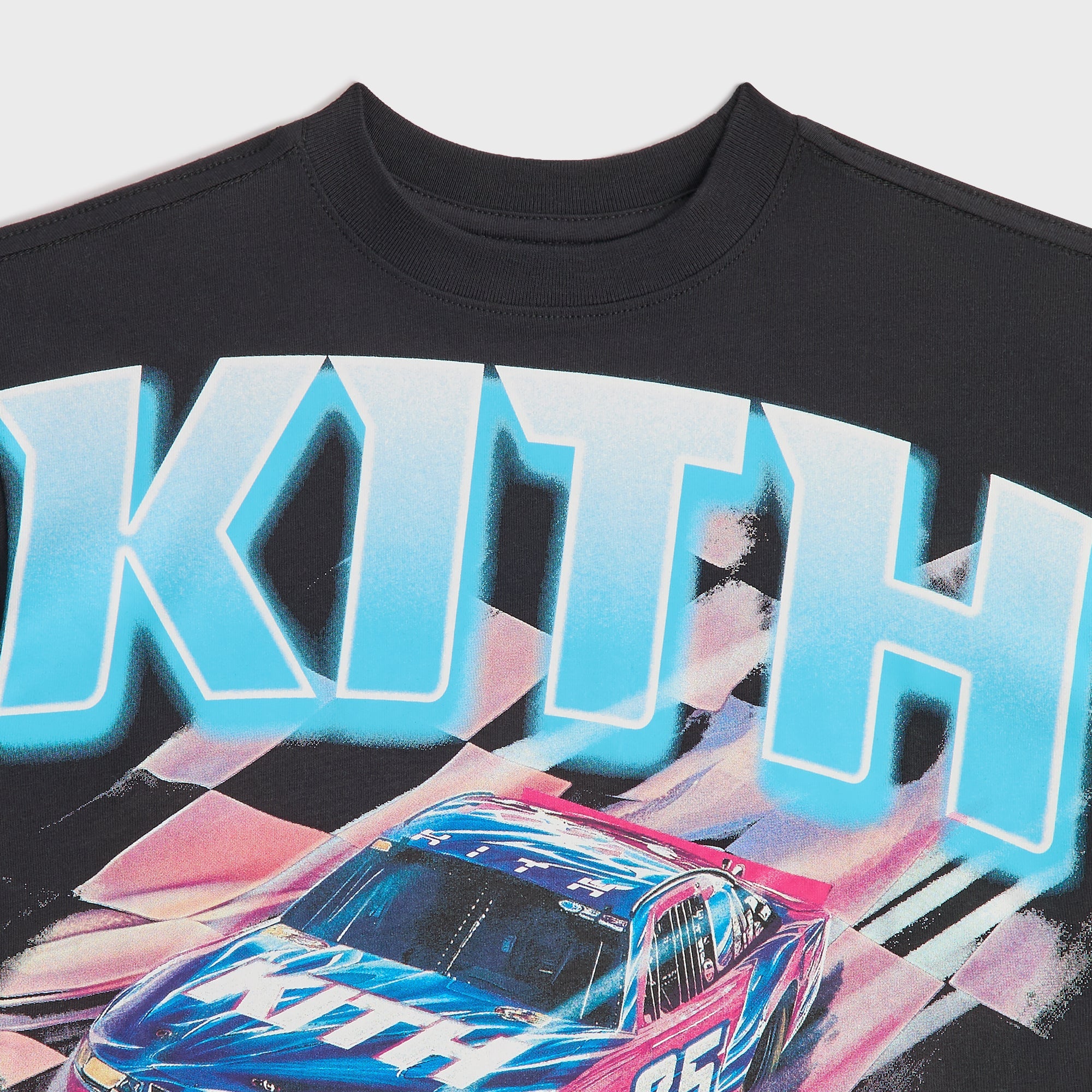 Kith Kids Racing Fei Tee - Black - Image 4