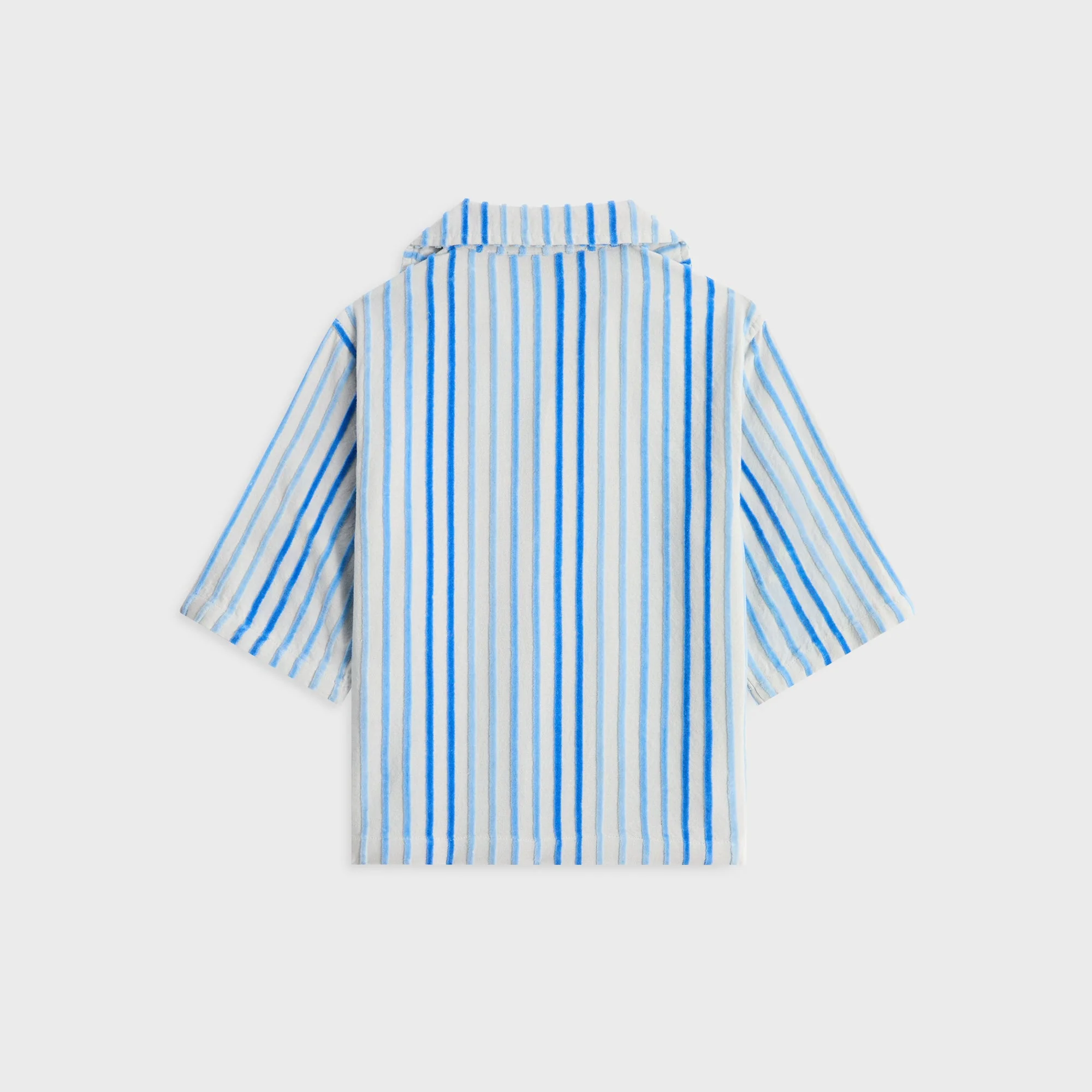 Kith Kids Chenille Stripe Thompson Camp Shirt - Cornflower - Image 3
