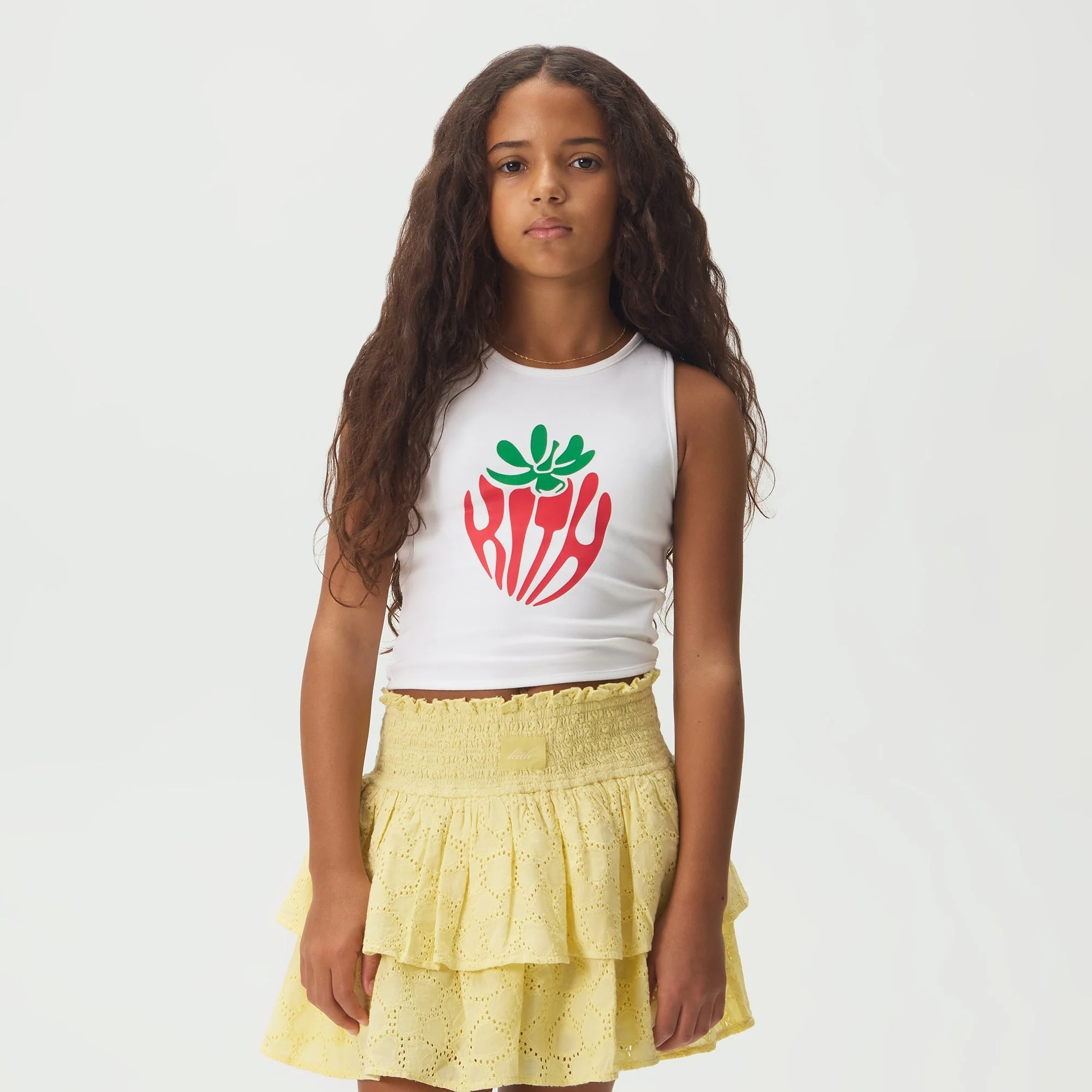 Kith Kids Graphic Keirden Tank - White - Image 2