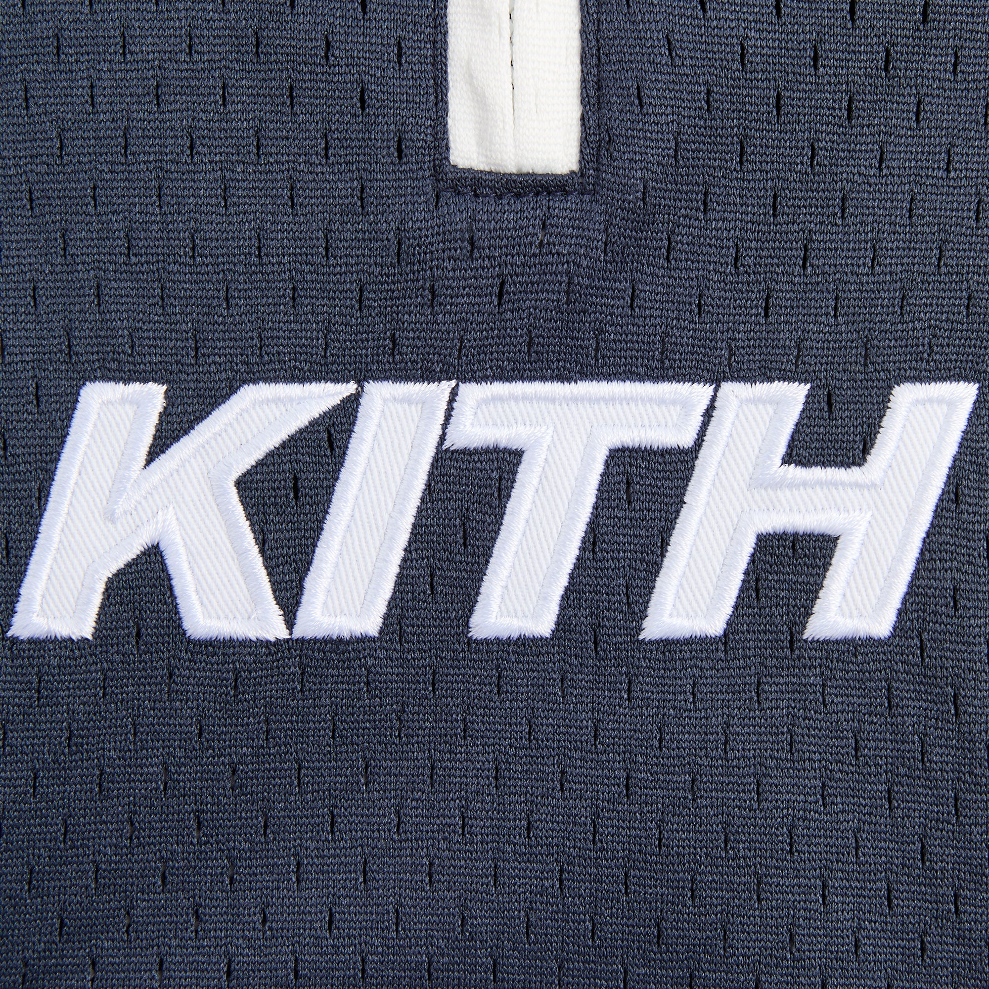 Kith Kids Linden Quarter Zip Mesh Polo - Nocturnal - Image 4