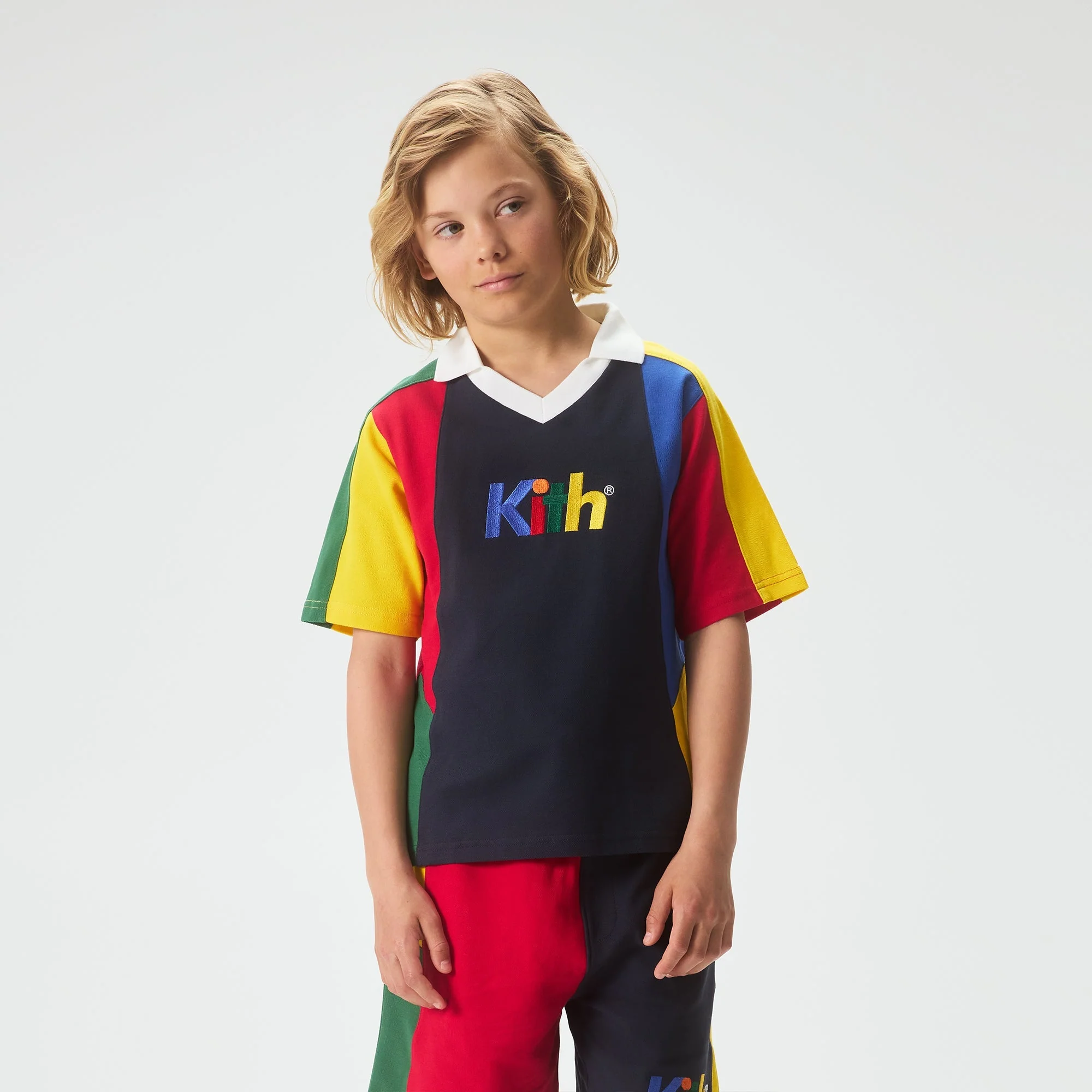 Kith Kids Color-Blocked Trevor Polo - Nocturnal - Image 2
