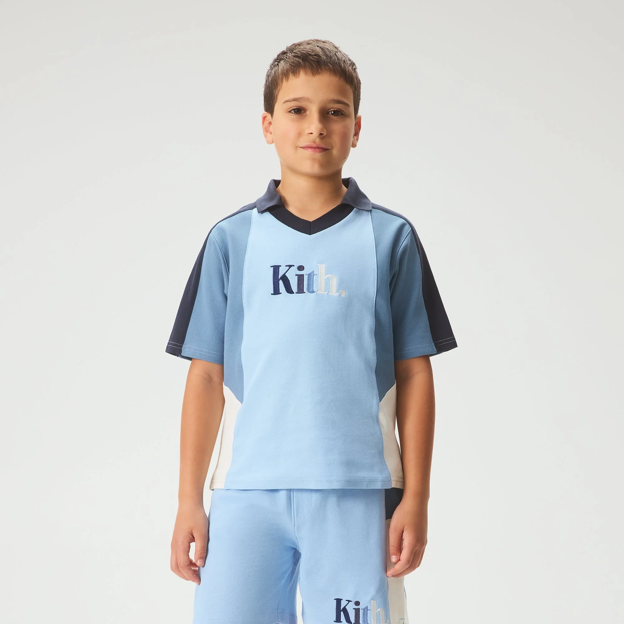 Kith Kids Color-Blocked Trevor Polo - Monet - Image 2