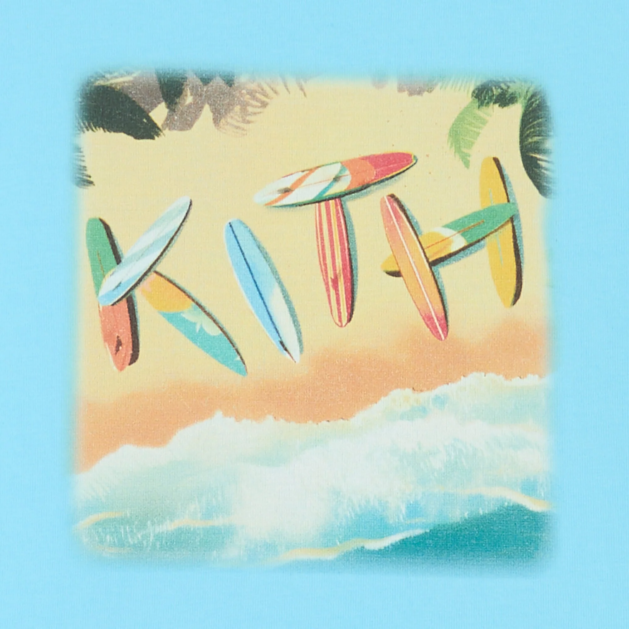 Kith Kids Surfboard Graphic Tee - Aragonite - Image 4