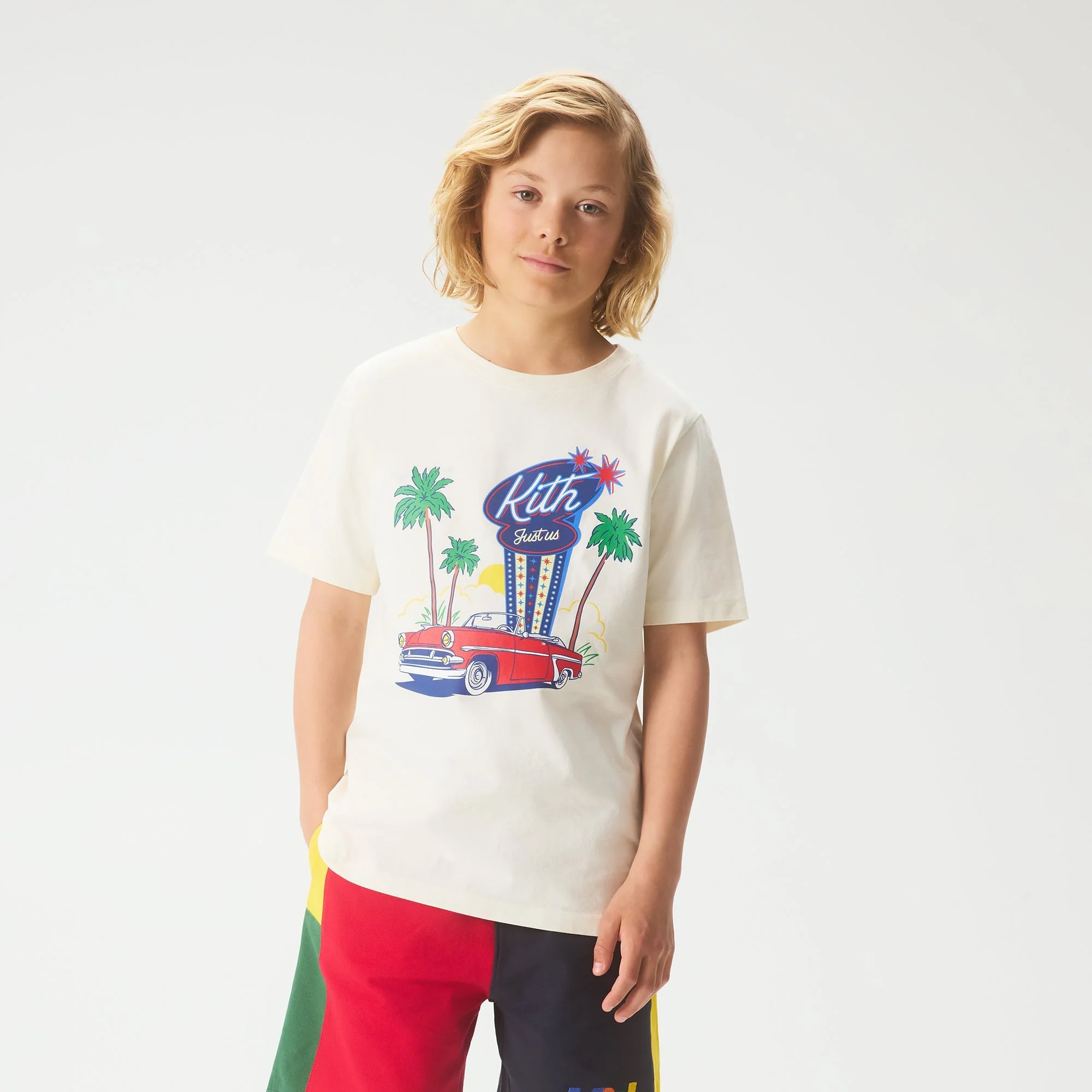 Kith Kids Drive In Graphic Tee - Silk - Image 2