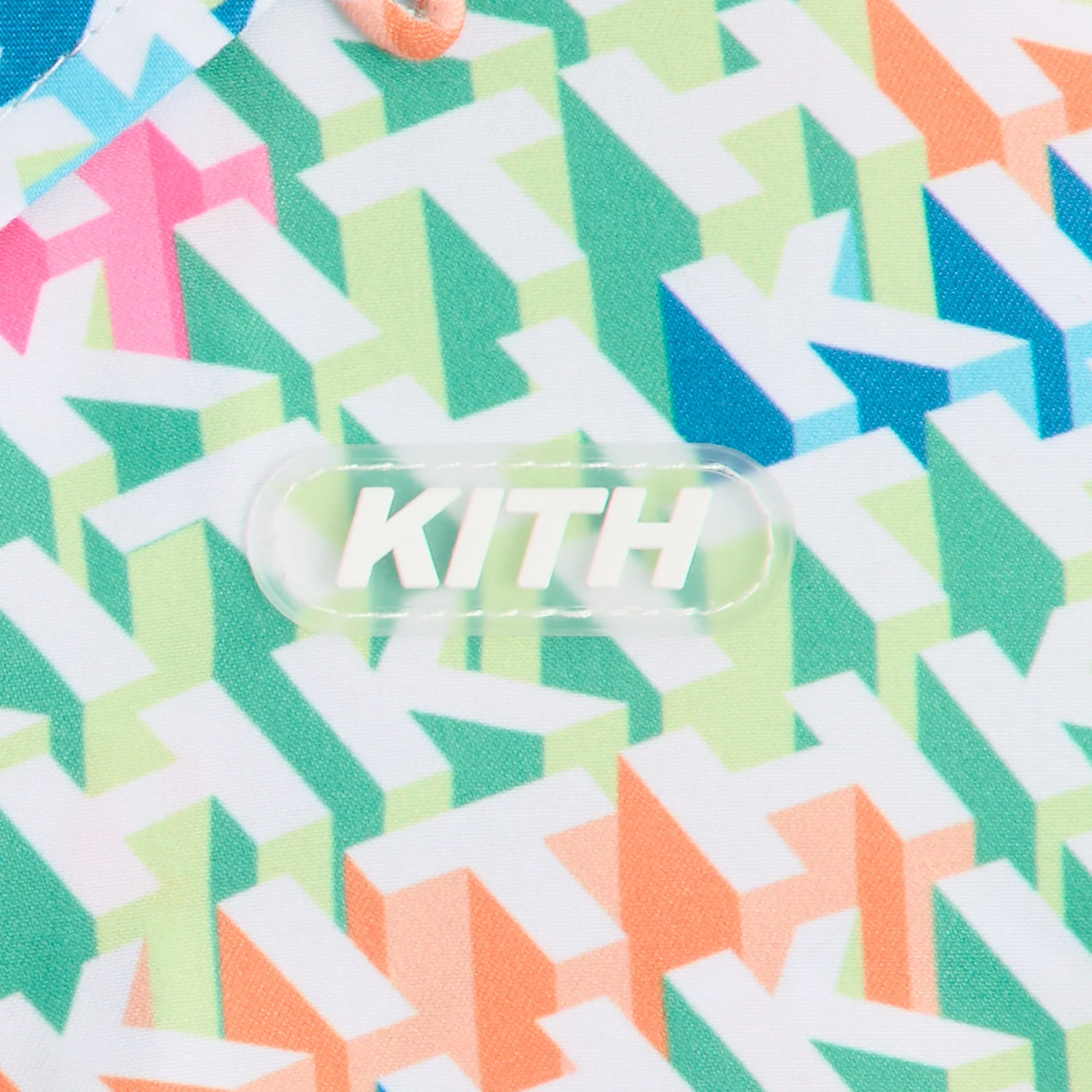 Kith Kids 3D Monogram Thompson Camp Swim Shirt - Peridot - Image 5