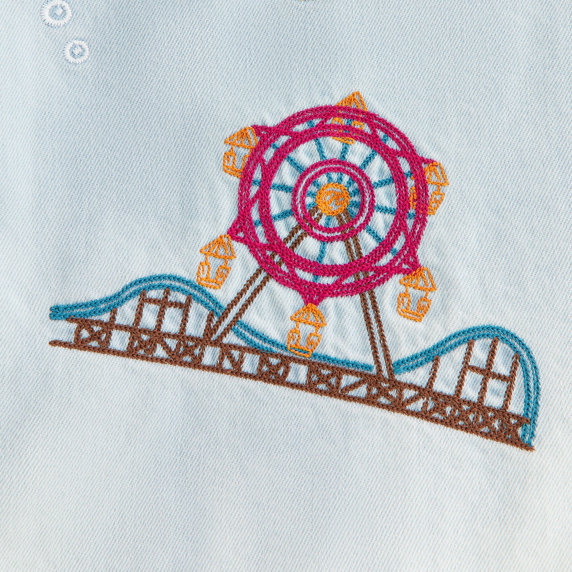 Kith Kids Novelty Thompson Camp Shirt - Light Indigo - Image 7