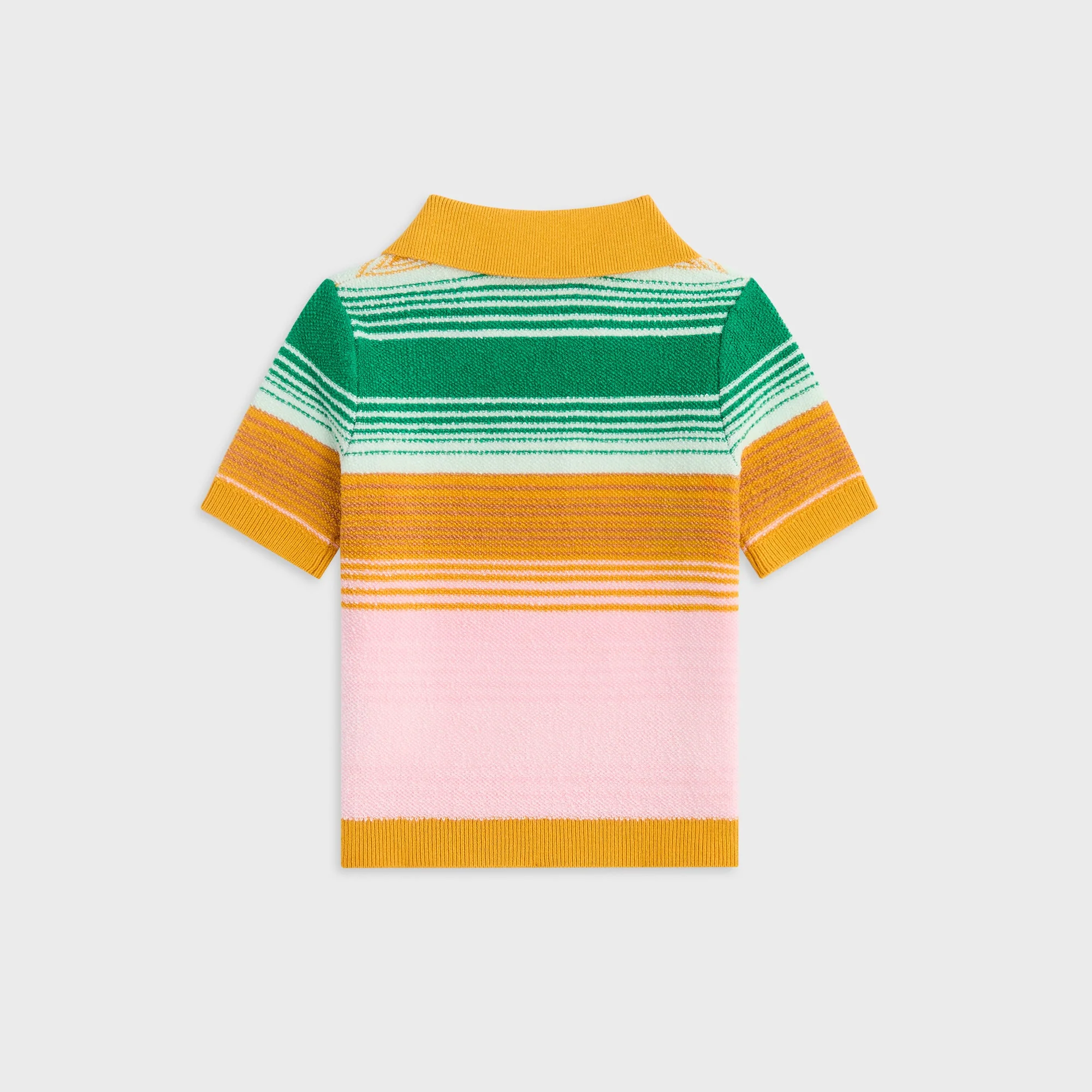 Kith Kids Striped Cropped Polo - Midsummer - Image 3