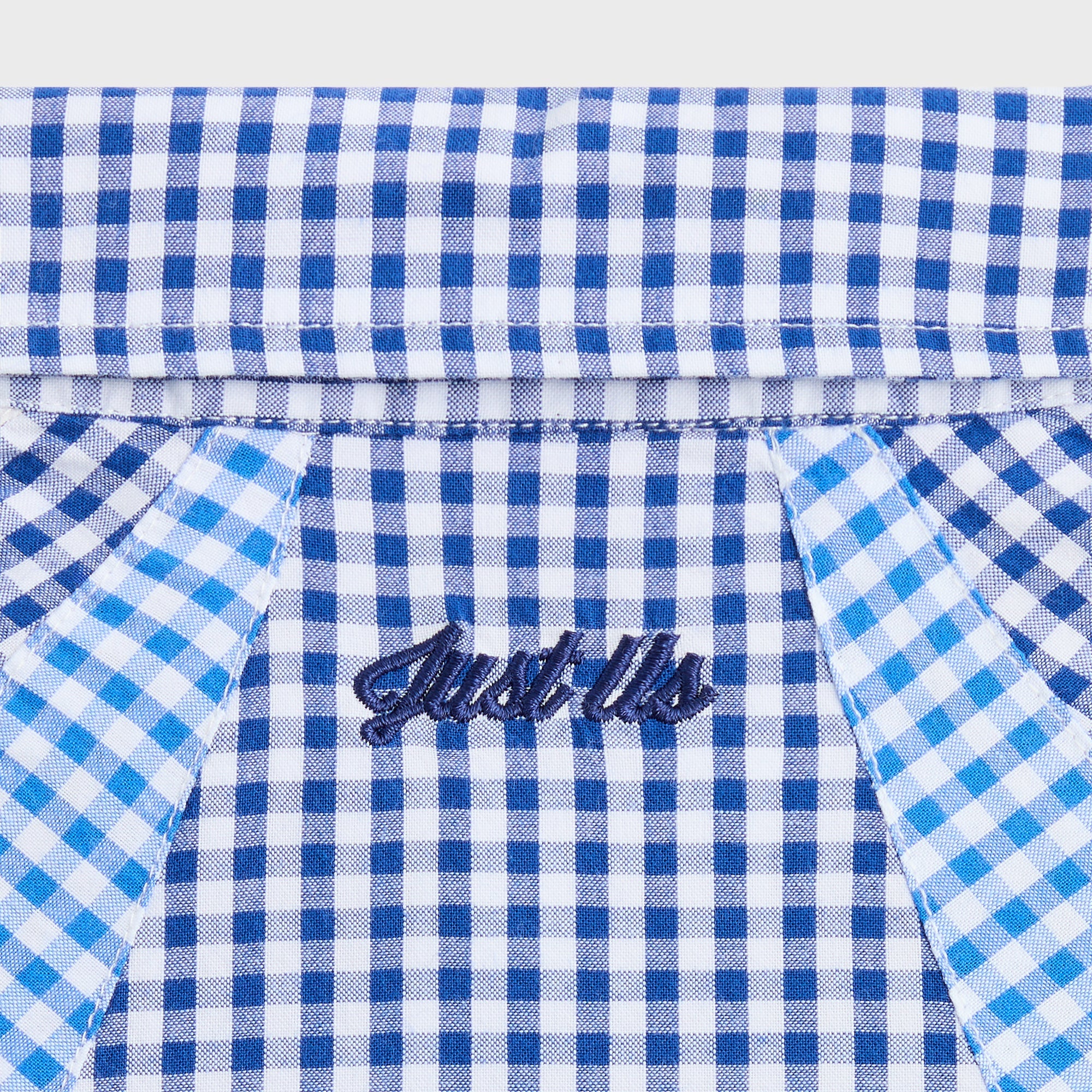 Kith Kids Color-Blocked Gingham Apollo Shirt - Layer - Image 5